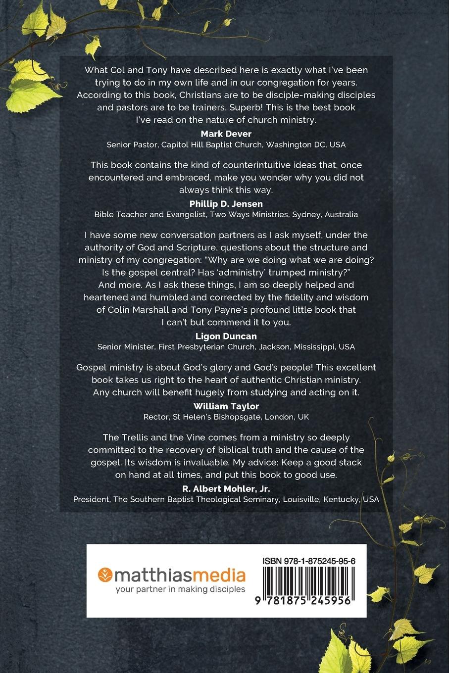 Rückseitencover The Trellis and the Vine