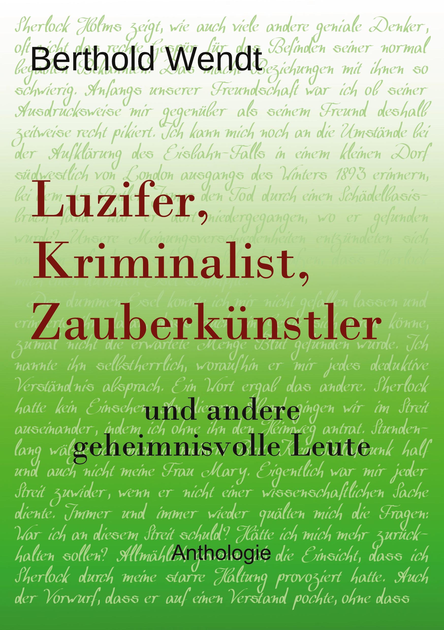 Vorderes Coverbild Luzifer, Kriminalist, Zauberkünstler