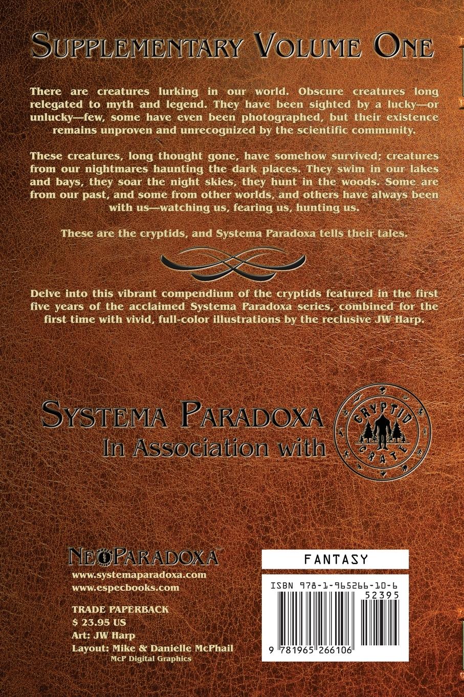 Rückseitencover The Cryptid Compendium