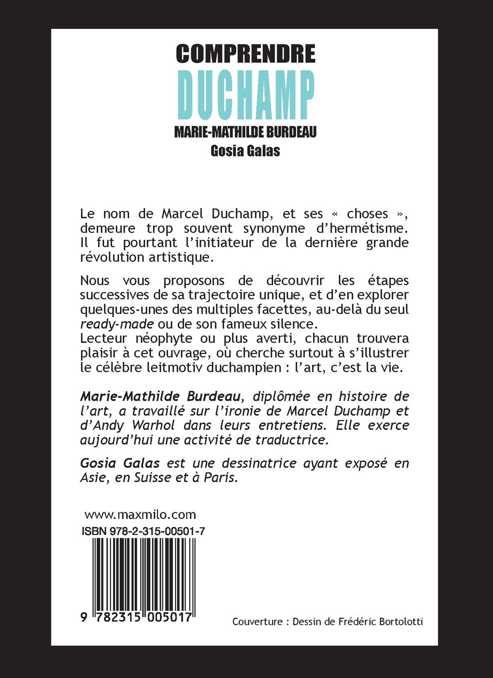Rückseitencover Comprendre Duchamp