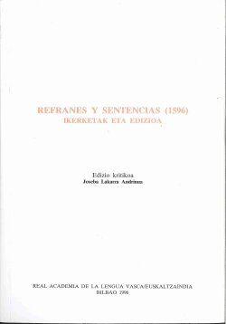 Beispielinhalt (Bild) Refranes y sentencias : ikerta eta edizioa