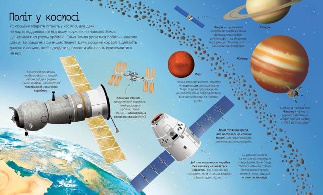 Vorderes Coverbild BIG BOOK OF ROCKETS AND SPACECRAFT (Ukrainian language)
