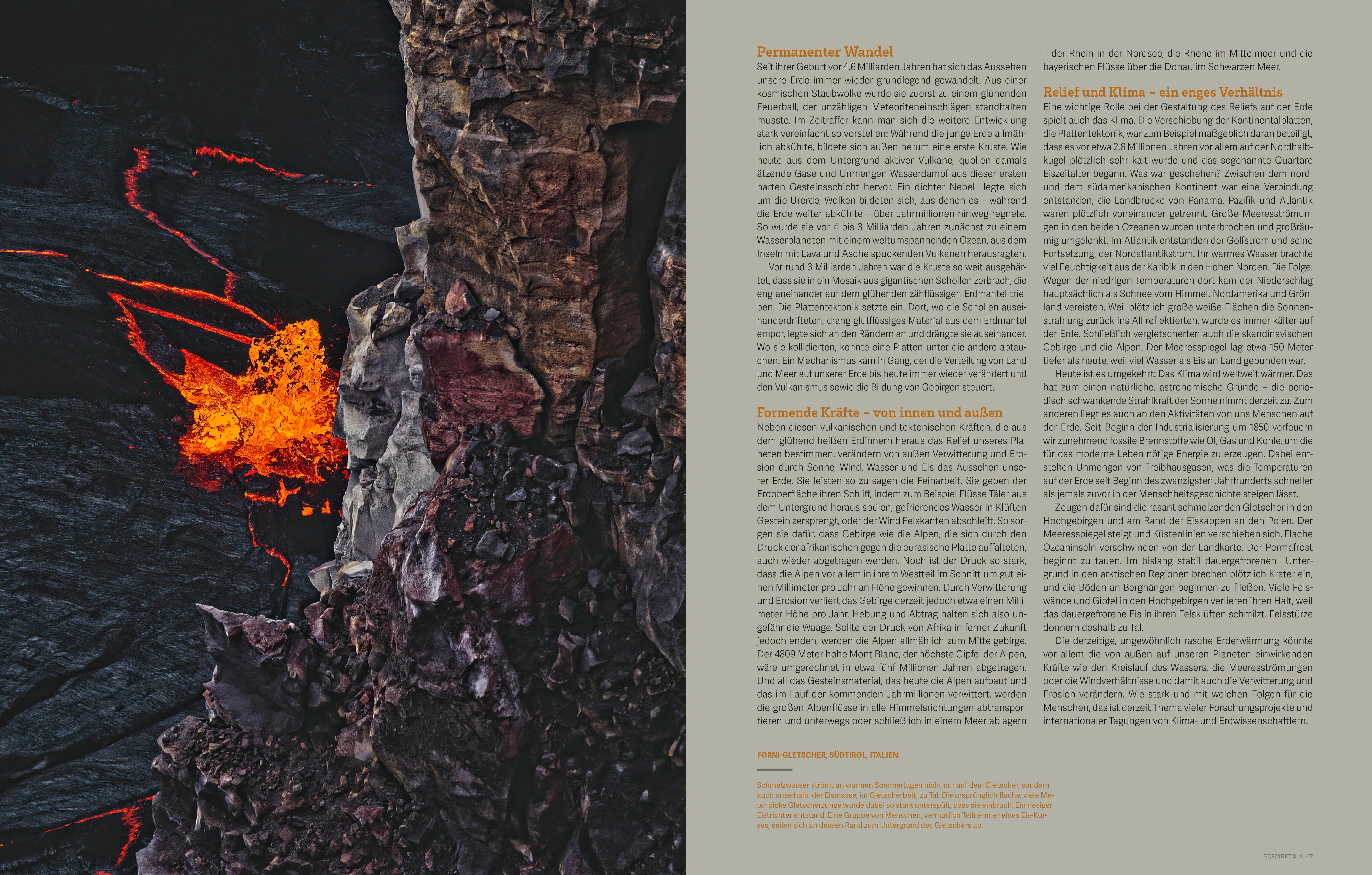 Beispielinhalt (Bild) Bildband: Elements