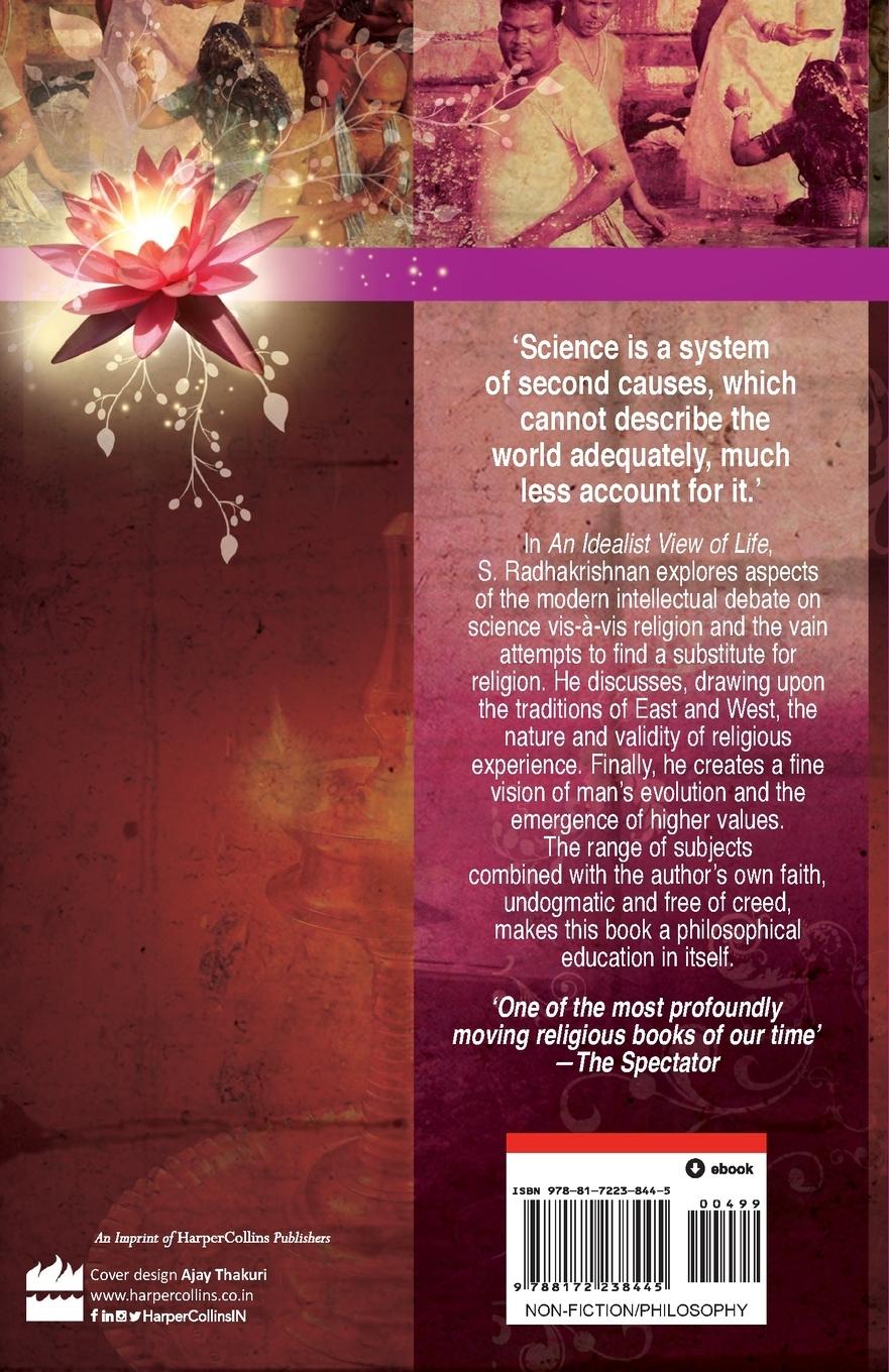 Rückseitencover An Idealist View Of Life