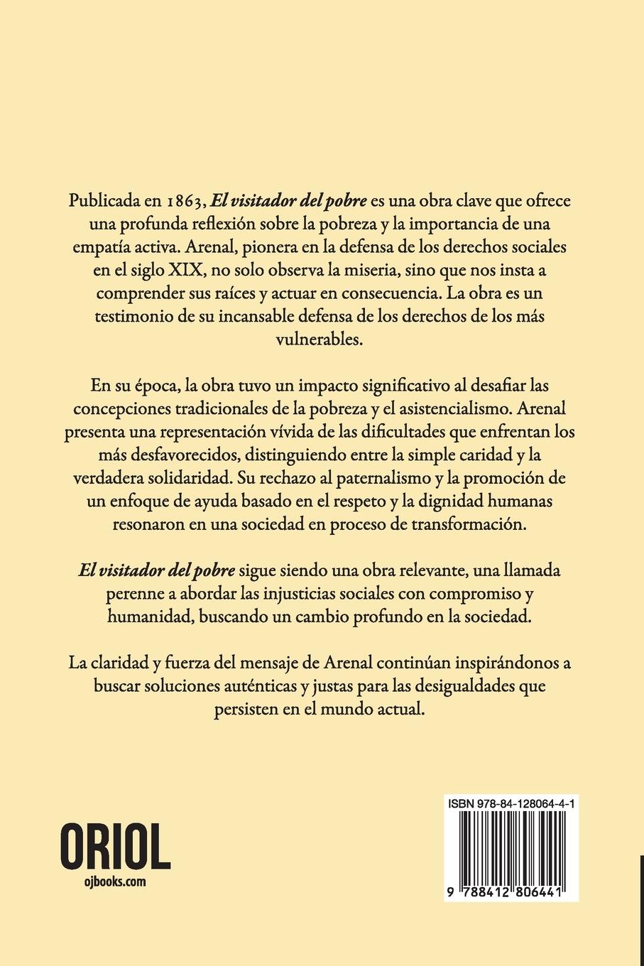 Rückseitencover El visitador del pobre