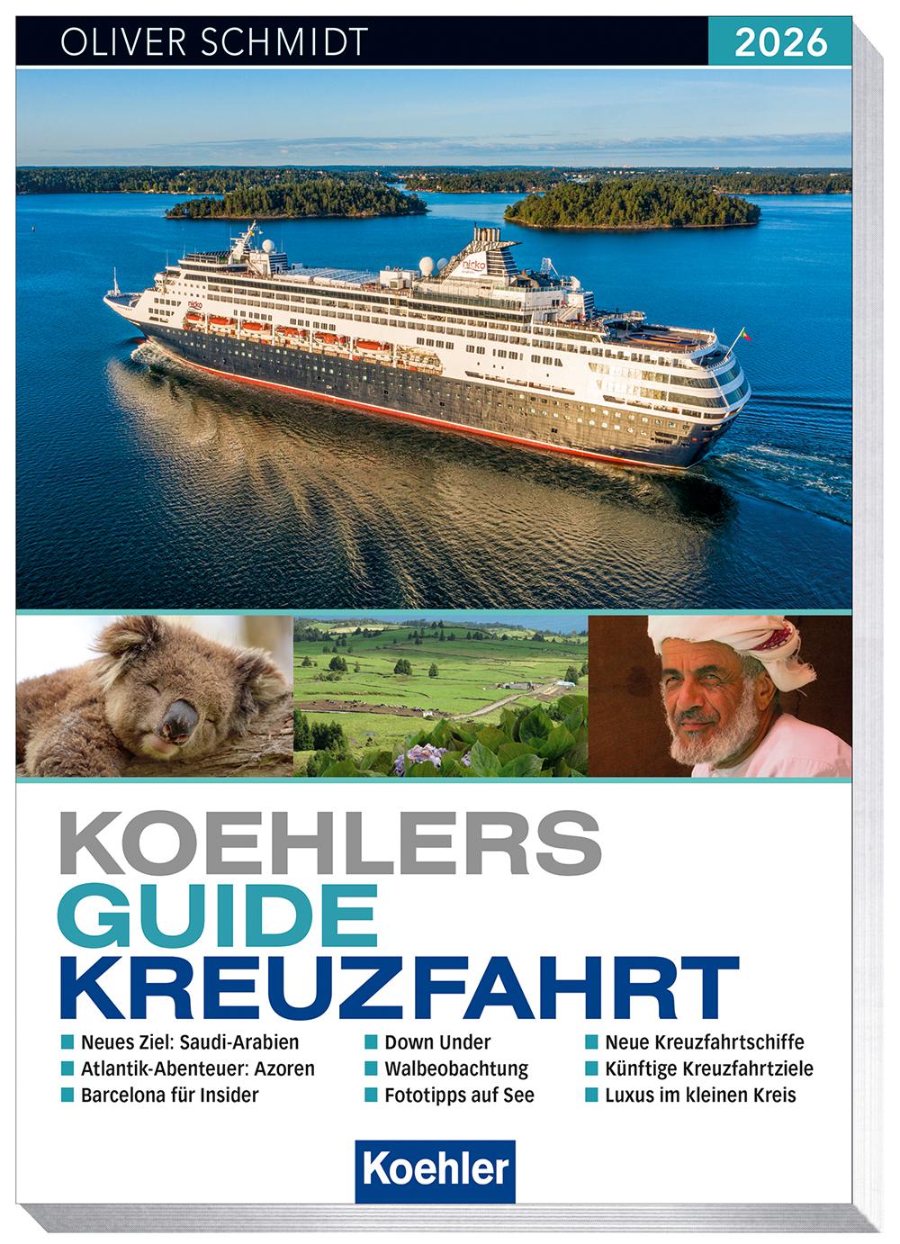 Vorderes Coverbild Koehlers Guide Kreuzfahrt 2026