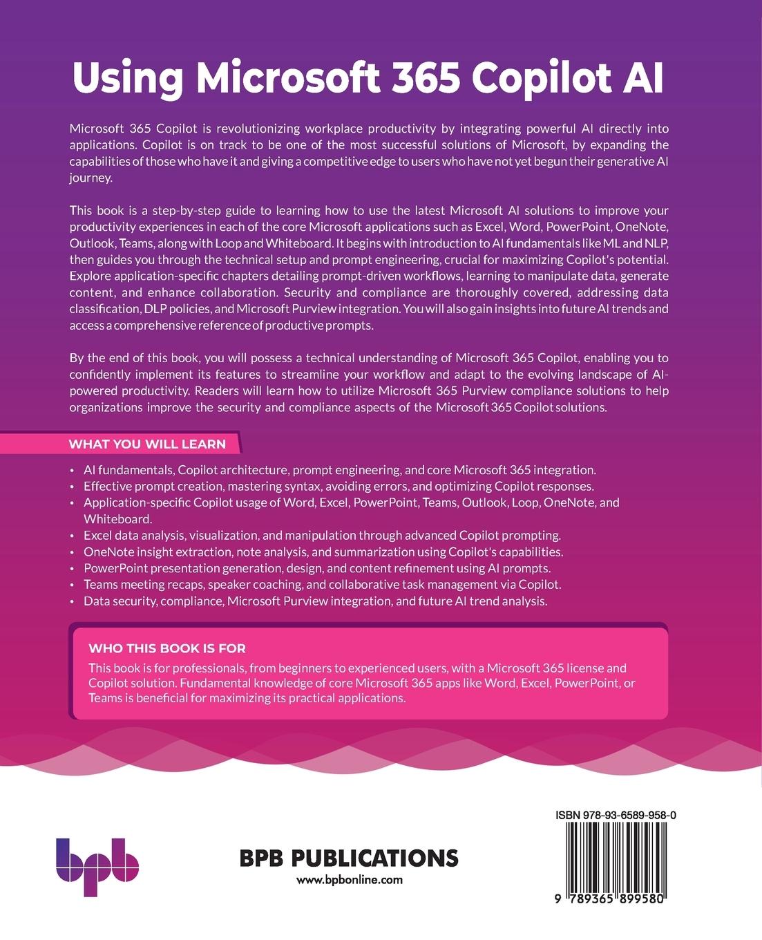 Rückseitencover Using Microsoft 365 Copilot AI