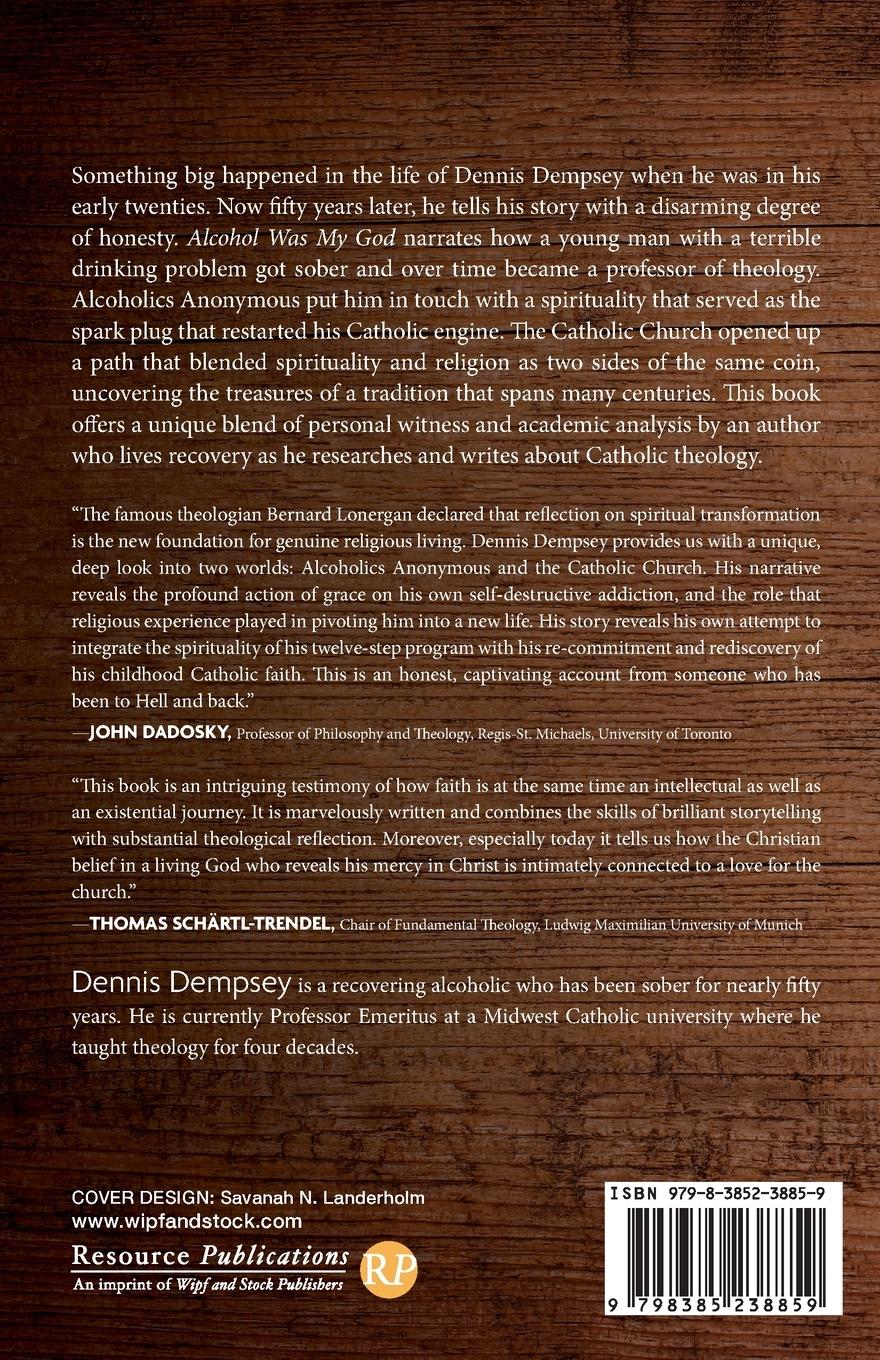 Rückseitencover Alcohol Was My God