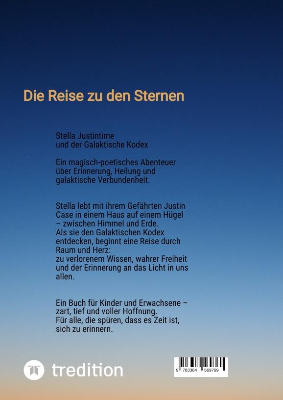 Rückseitencover Stella Justintime - Der Galaktische Kodex