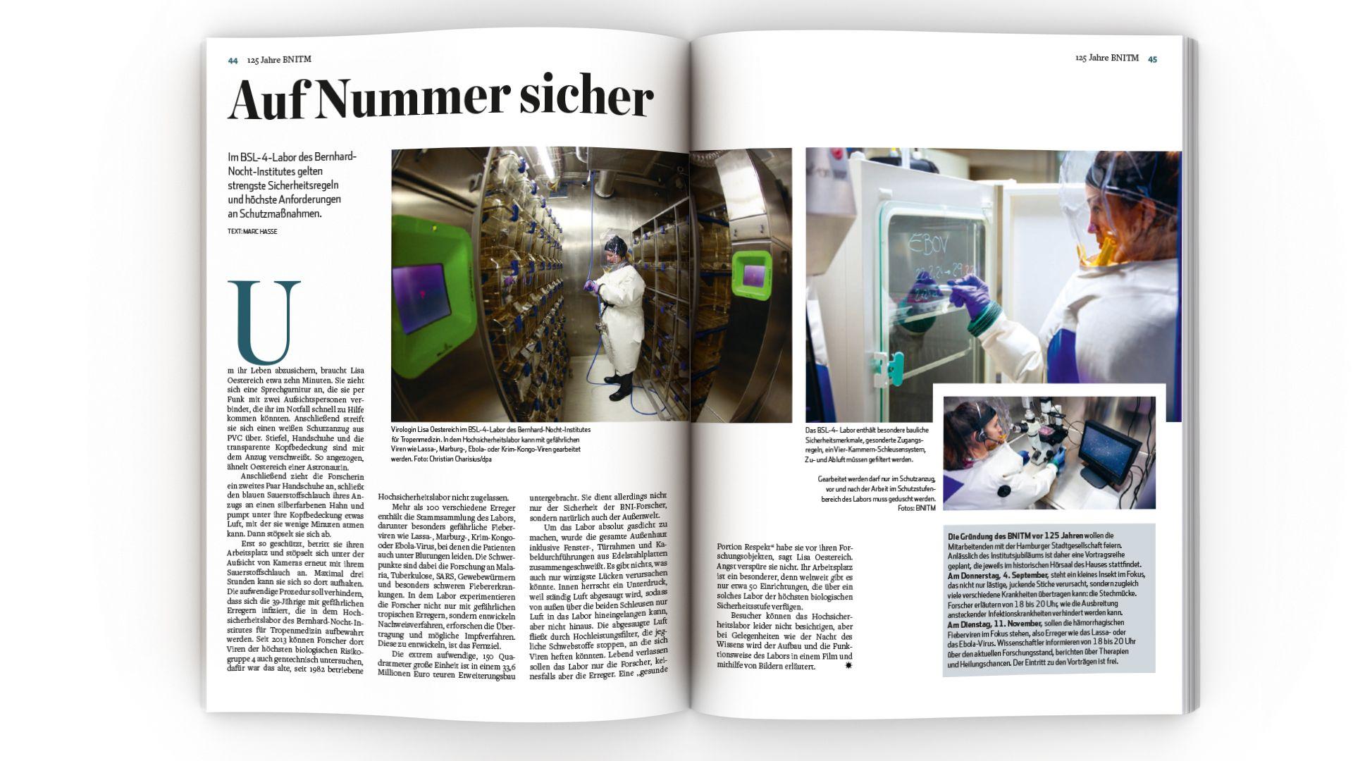 Beispielinhalt (Bild) Hamburger Tropeninstitut