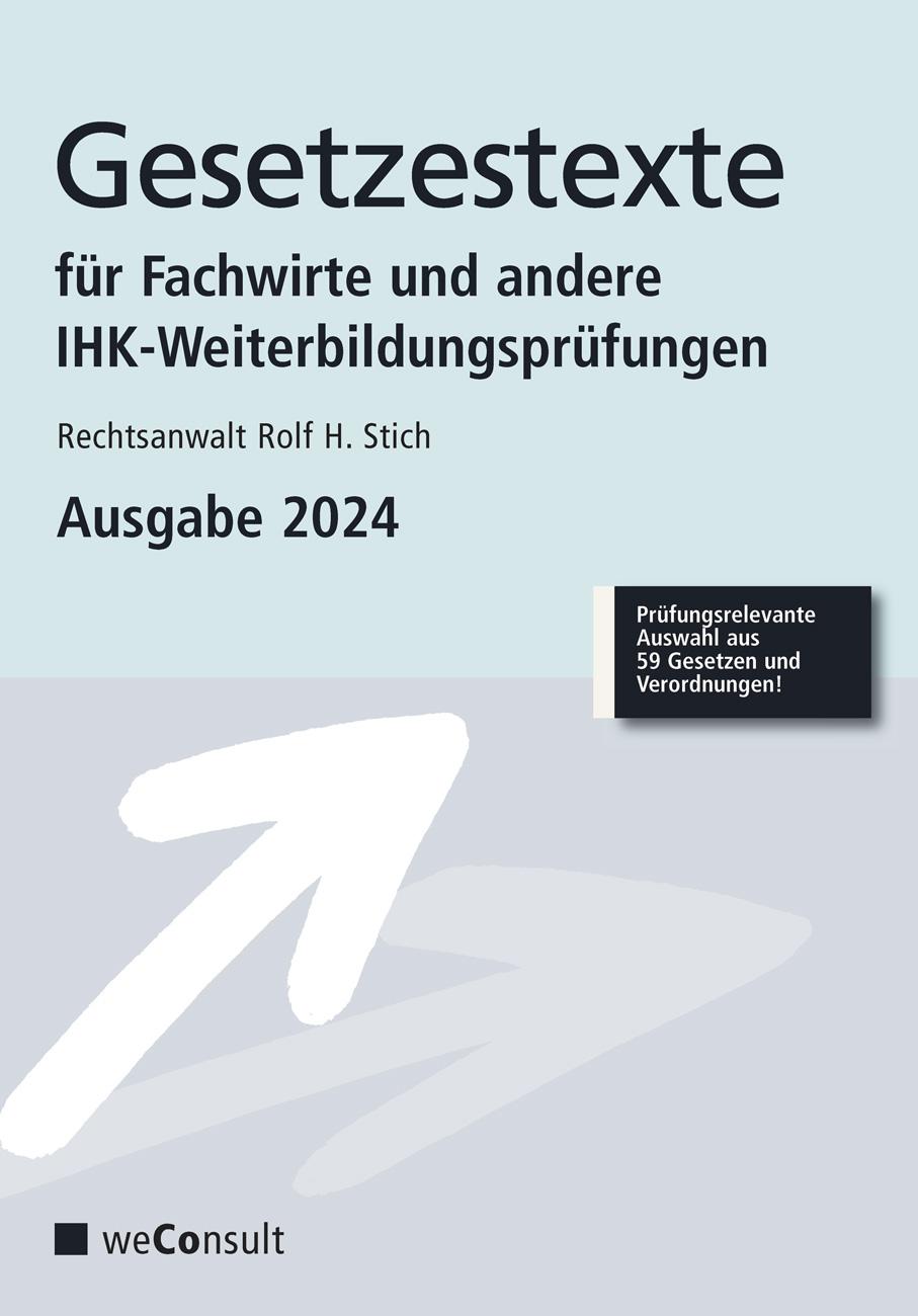 Vorderes Coverbild Gesetzestexte für Fachwirte Ausgabe 2025