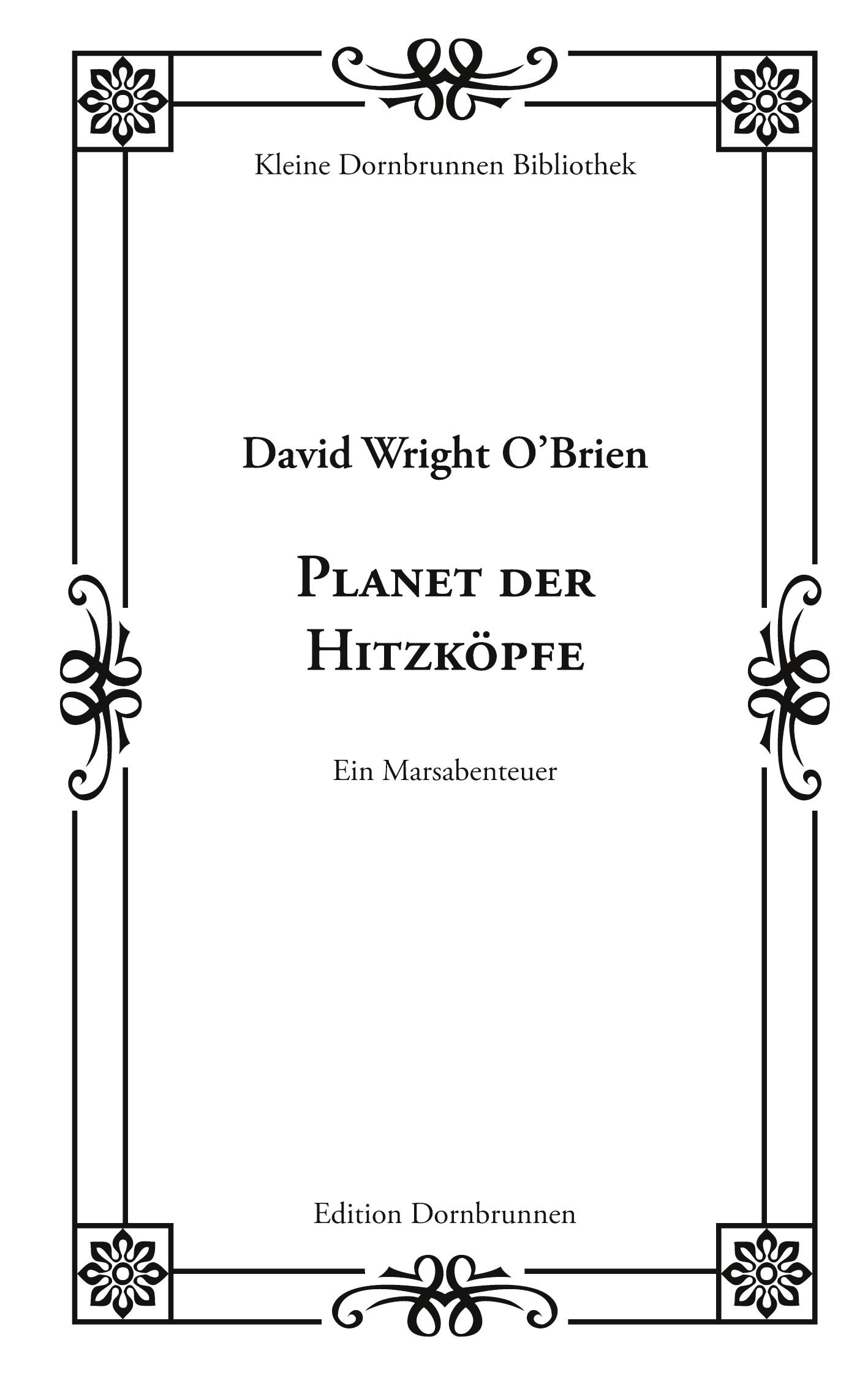 Vorderes Coverbild Planet der Hitzköpfe