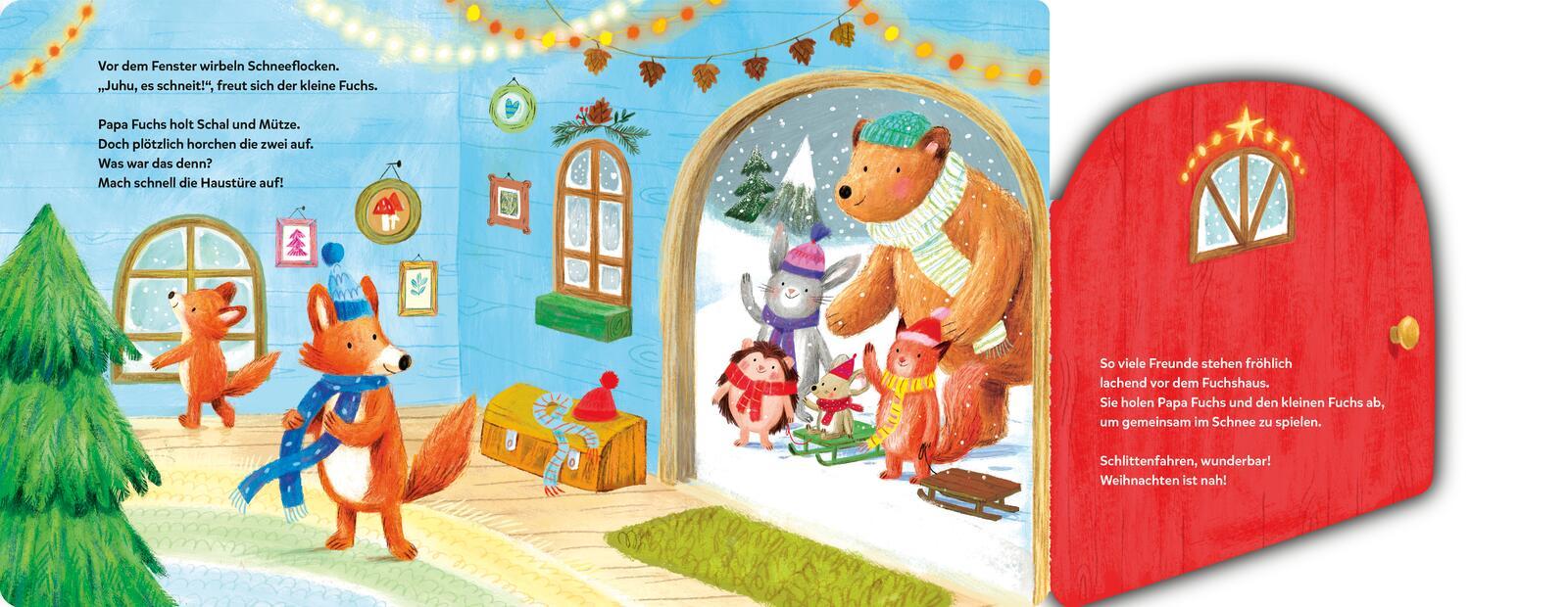 Beispielinhalt (Bild) Mein Klapp-Sound-Buch: Hör mal her, es weihnachtet sehr!
