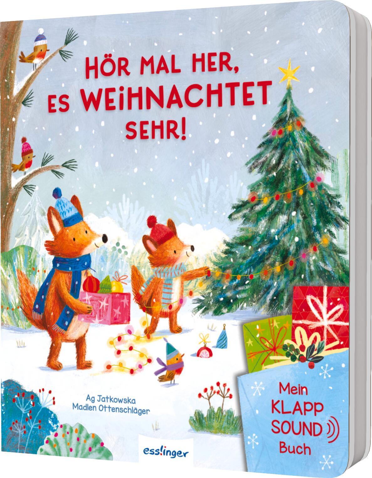 Vorderes Coverbild Mein Klapp-Sound-Buch: Hör mal her, es weihnachtet sehr!