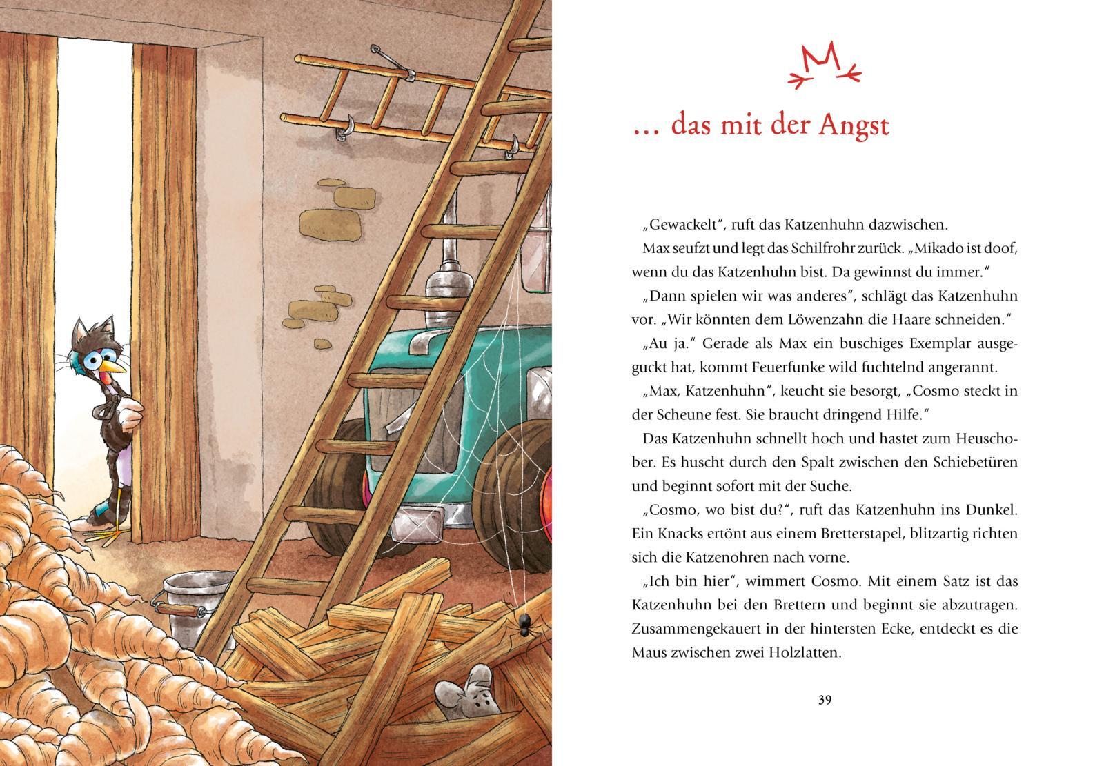 Beispielinhalt (Bild) Das Katzenhuhn 3: Vorlesegeschichten von einem sehr besonderen Bauernhof