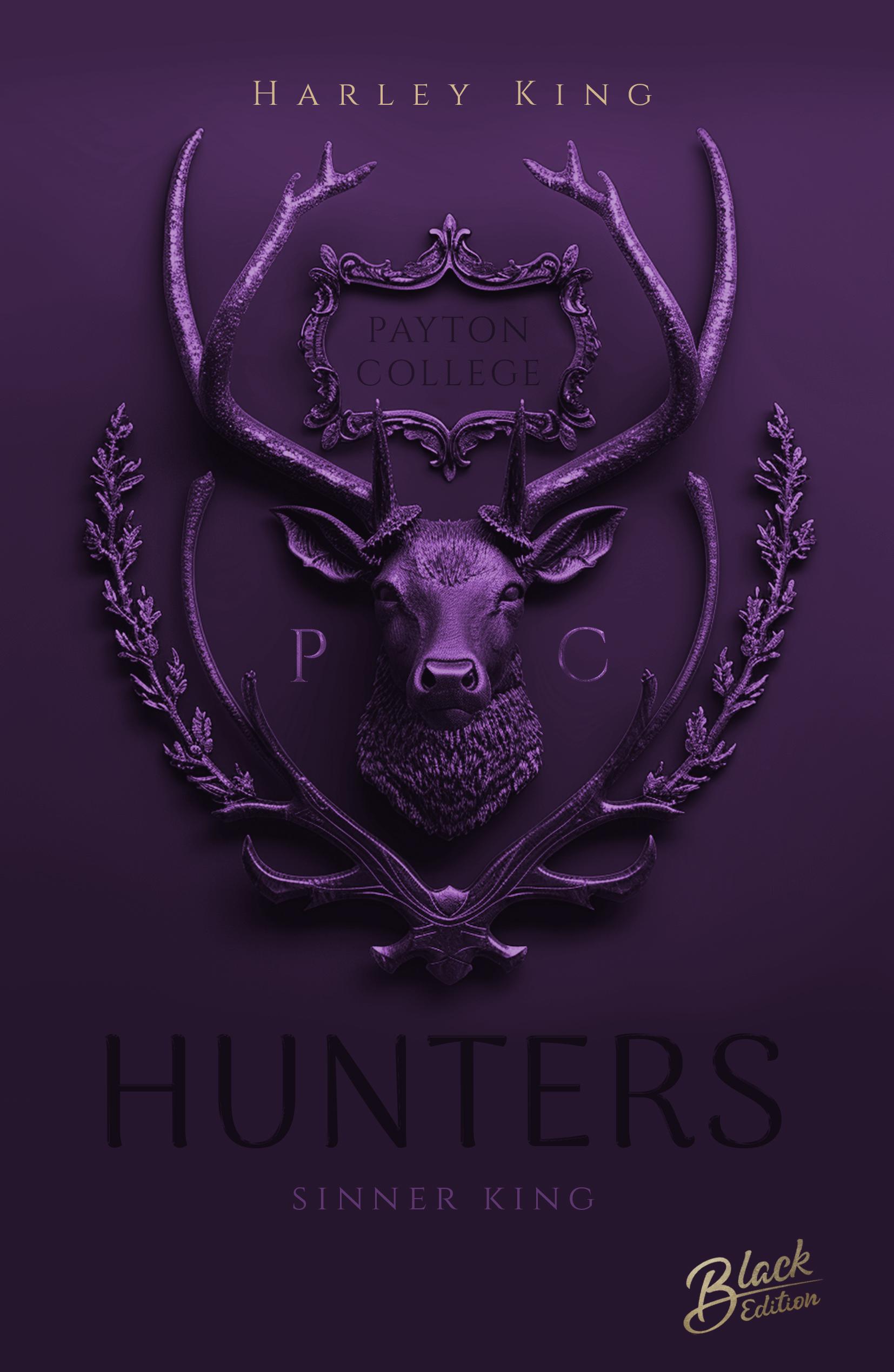 Beispielinhalt (Bild) Hunters: Sinner King | Aufwendig gestaltete Ausgabe mit Farbschnitt - das integrierte Page Overlay ist limitiert nur in der ersten Auflage enthalten