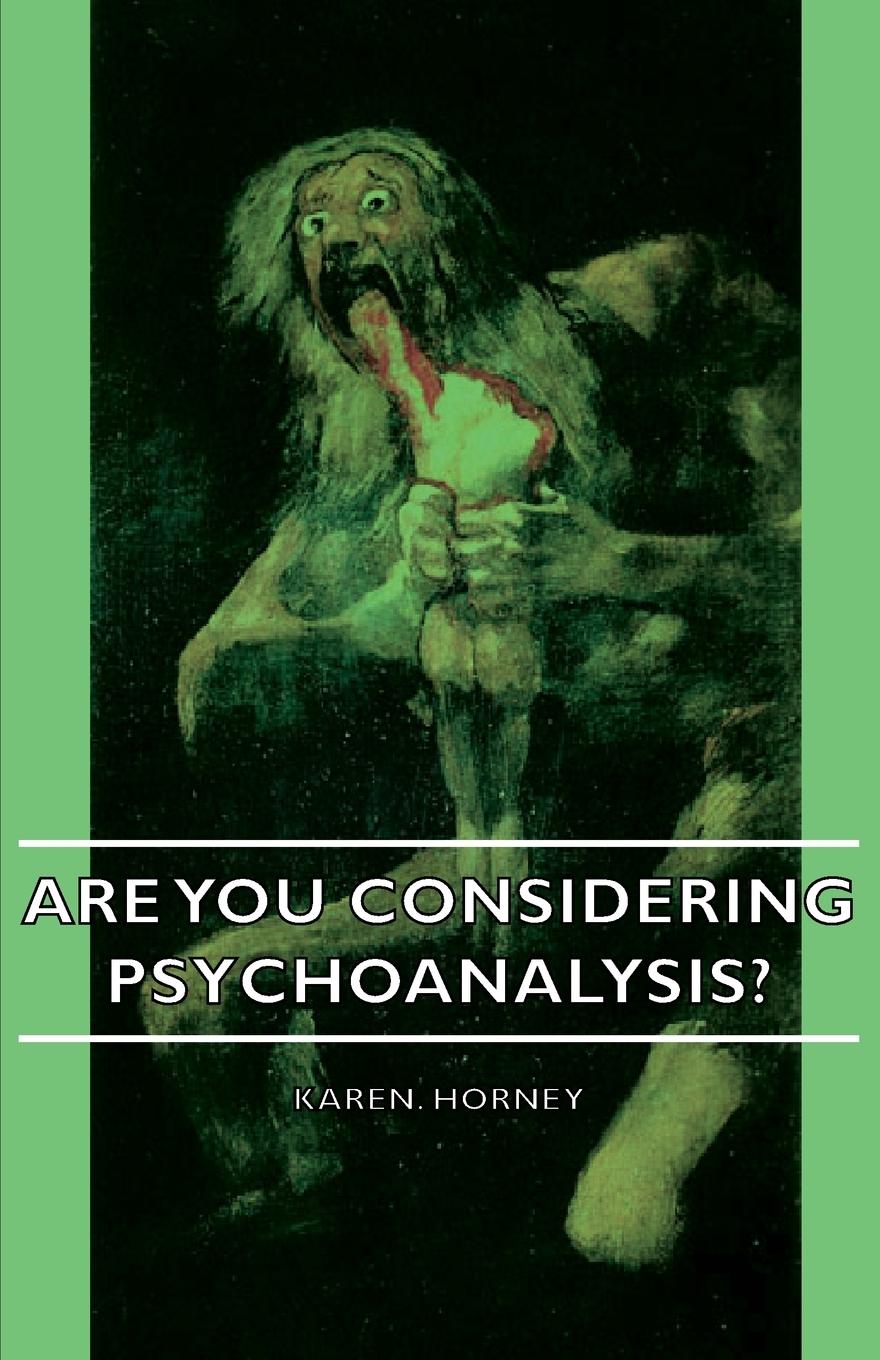 Vorderes Coverbild Are You Considering Psychoanalysis?
