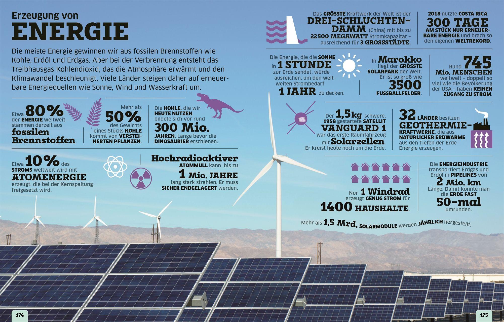 Beispielinhalt (Bild) Unsere Welt in Zahlen. Erde