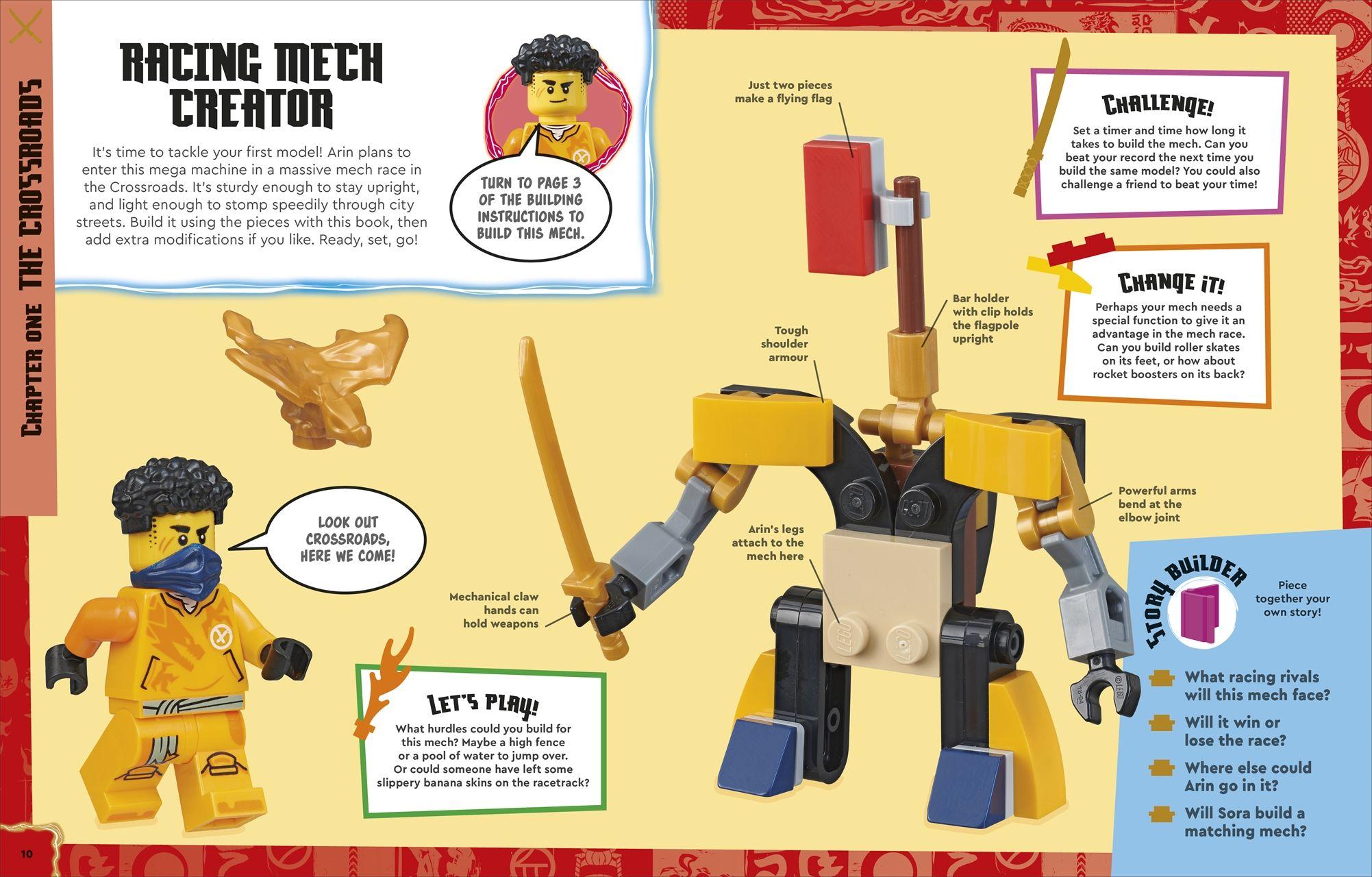 Beispielinhalt (Bild) LEGO® NINJAGO® Aufstieg der Drachen World Builder