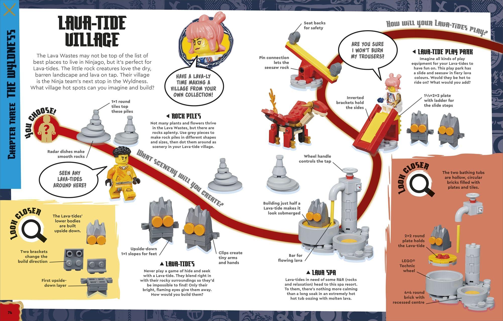 Beispielinhalt (Bild) LEGO® NINJAGO® Aufstieg der Drachen World Builder