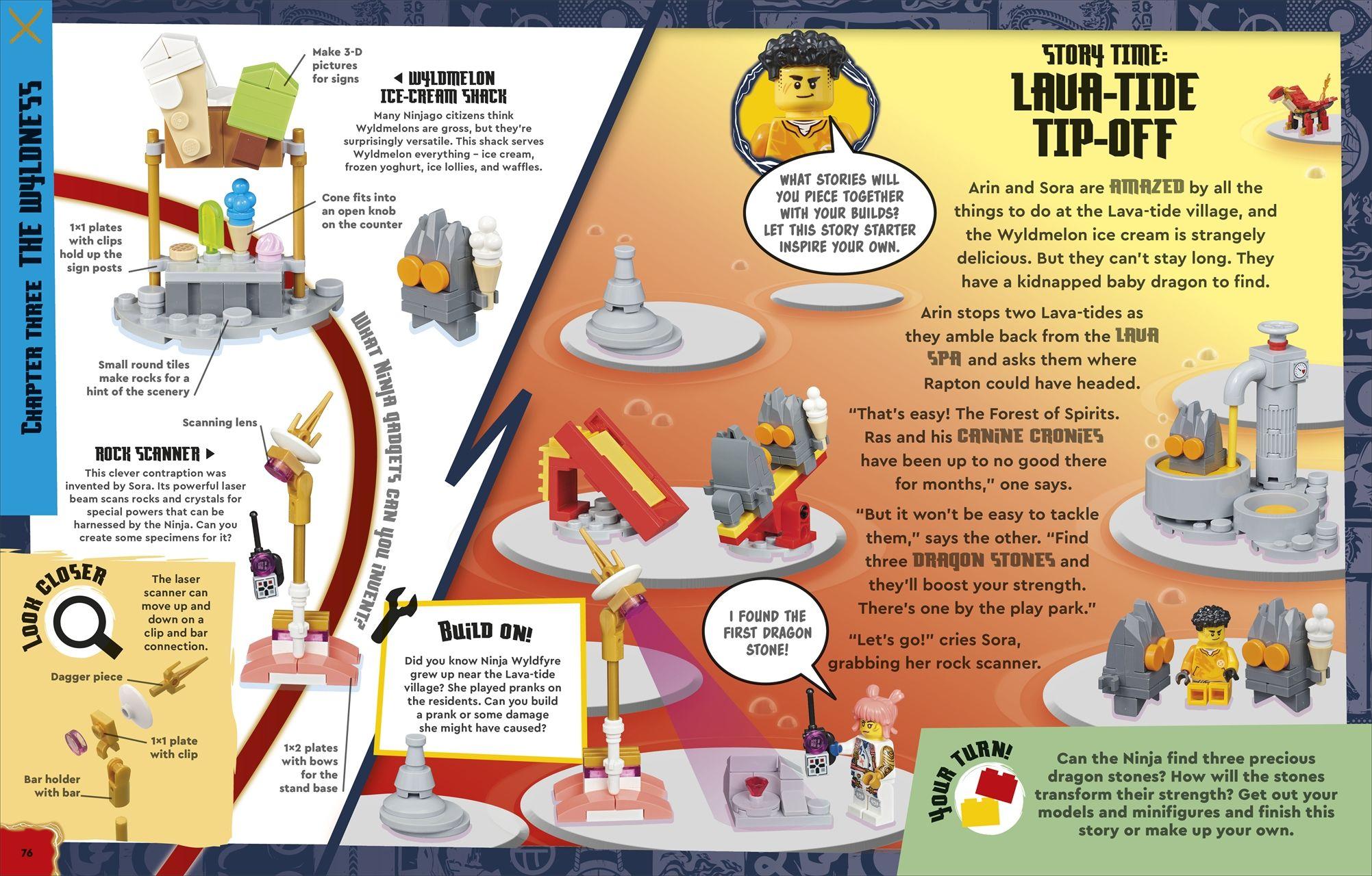 Beispielinhalt (Bild) LEGO® NINJAGO® Aufstieg der Drachen World Builder