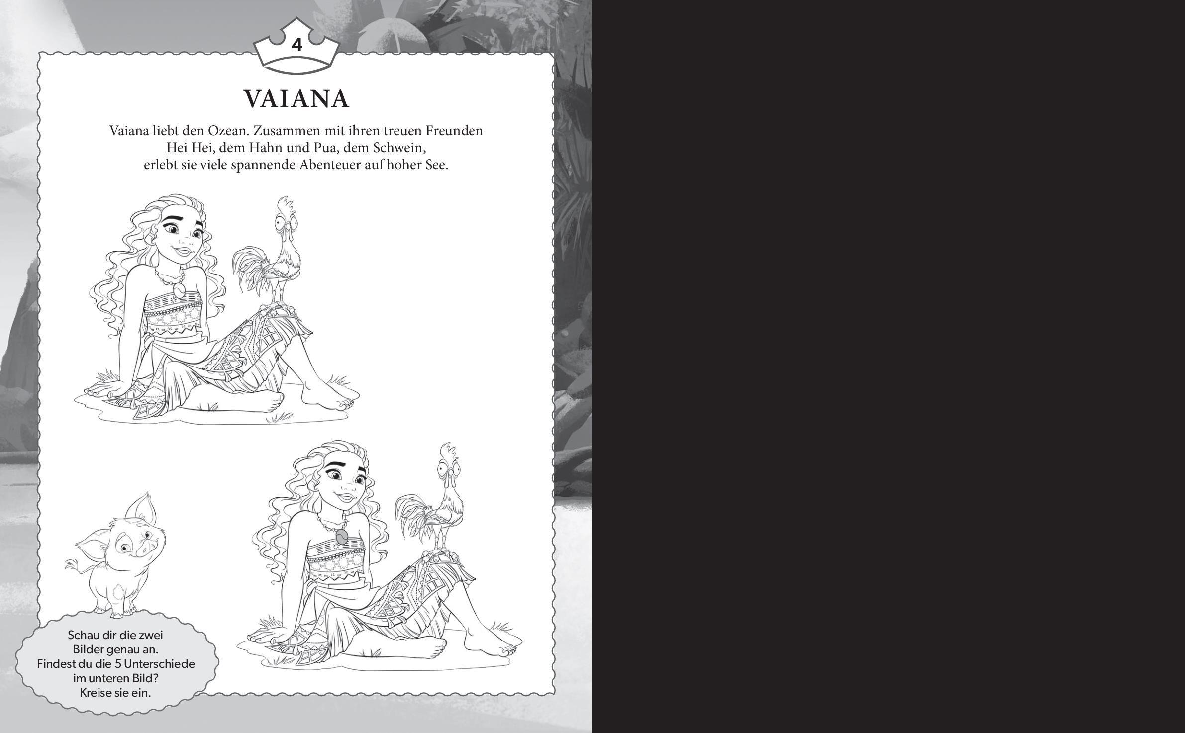 Beispielinhalt (Bild) Disney Prinzessin Kritzel-Kratzel-Buch