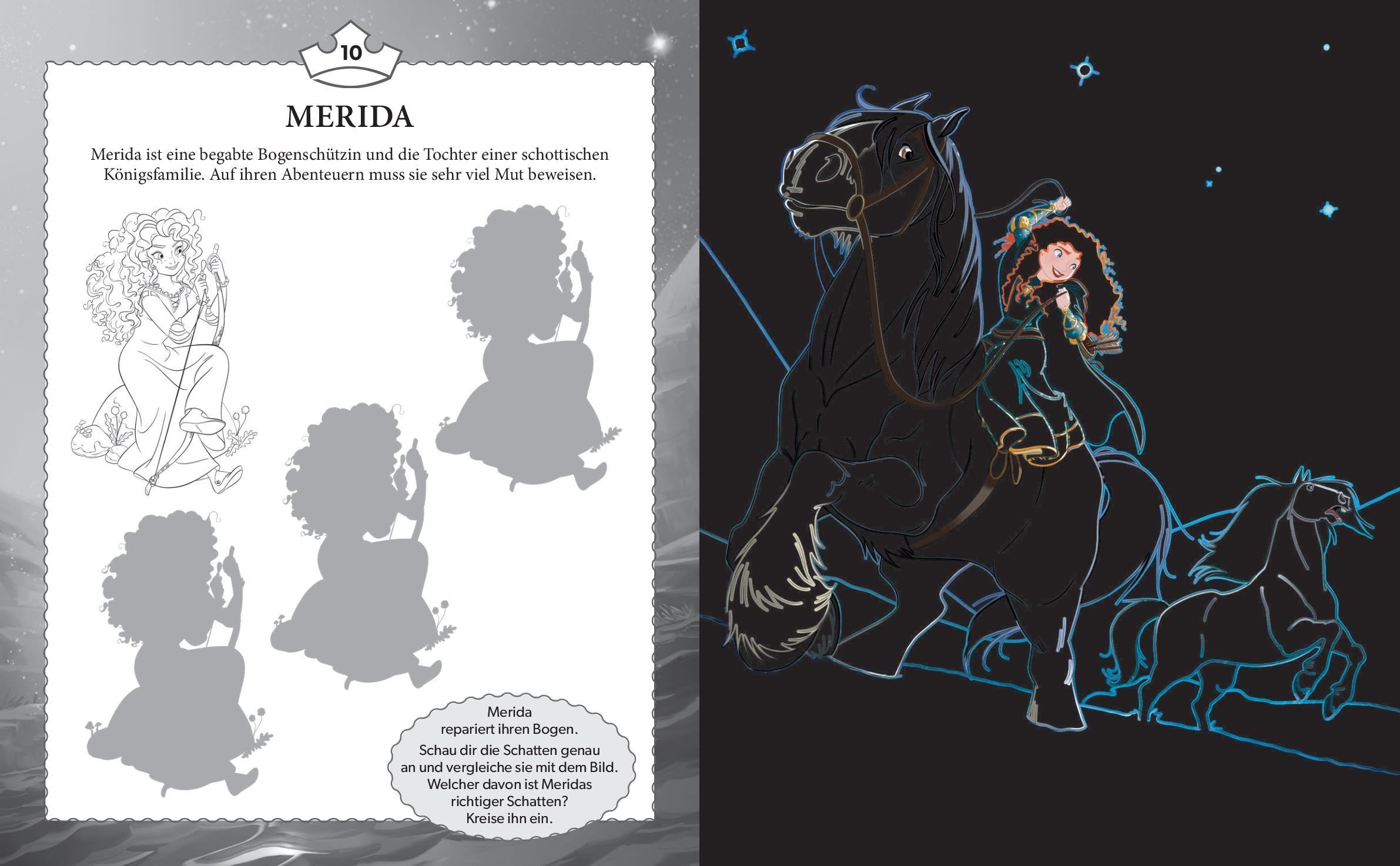 Beispielinhalt (Bild) Disney Prinzessin Kritzel-Kratzel-Buch