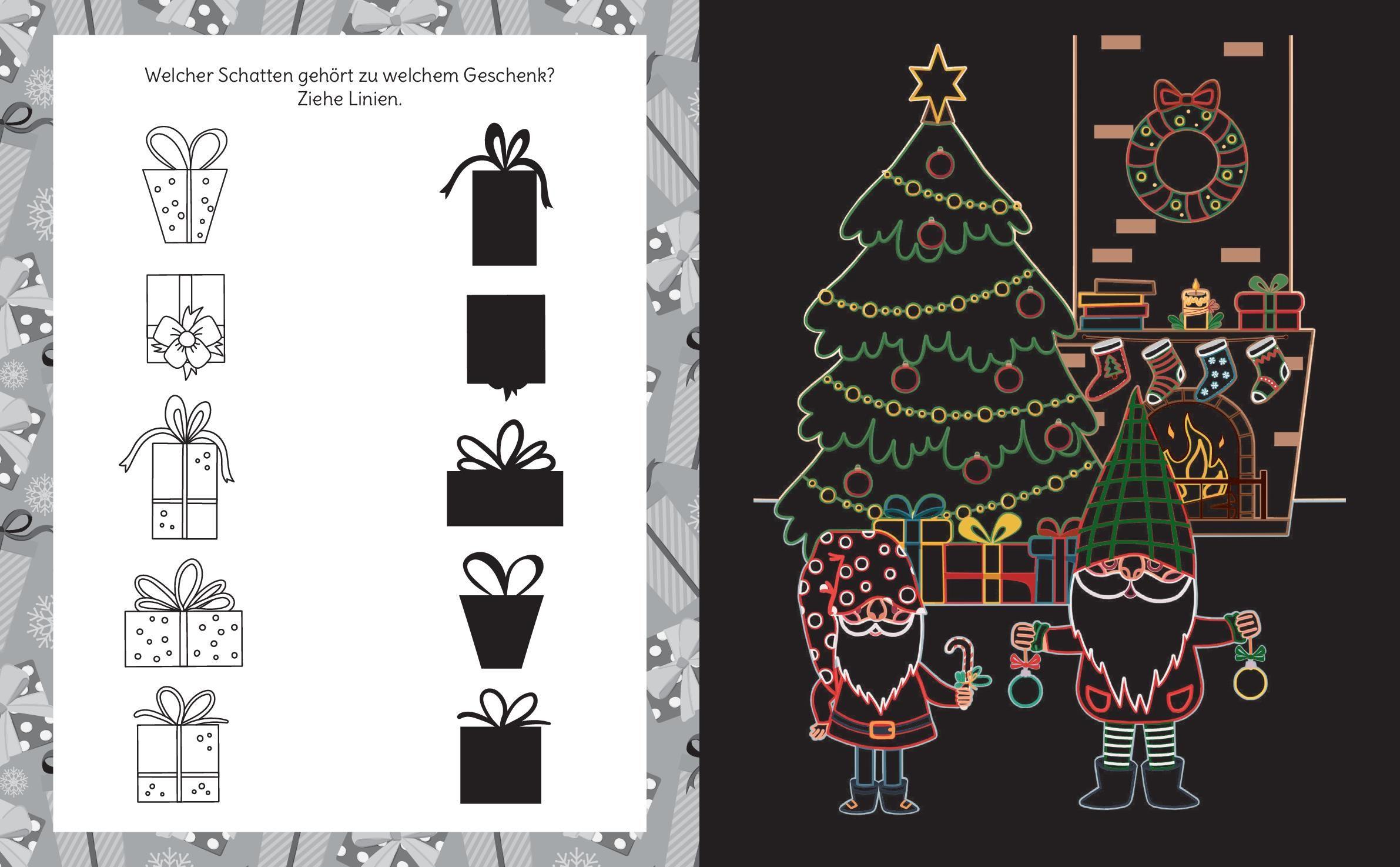 Beispielinhalt (Bild) Kritzel-Kratzel-Buch Wichtelspaß