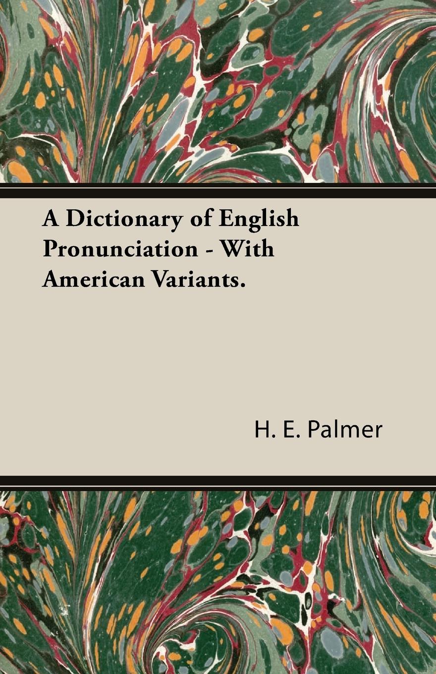 Vorderes Coverbild A Dictionary of English Pronunciation - With American Variants.