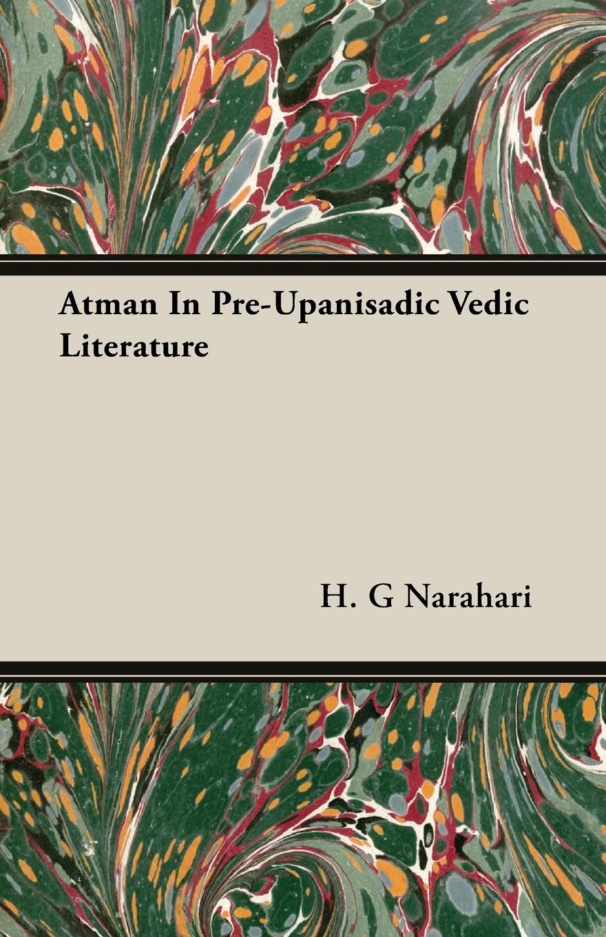 Vorderes Coverbild Atman In Pre-Upanisadic Vedic Literature