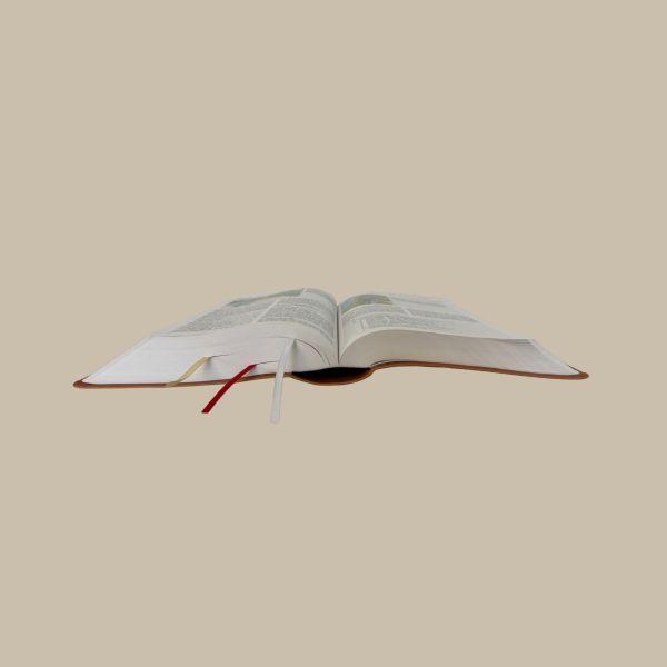 Beispielinhalt (Bild) Elberfelder Bibel. Die große Studien- und Kommentarausgabe, Kunstleder Beige