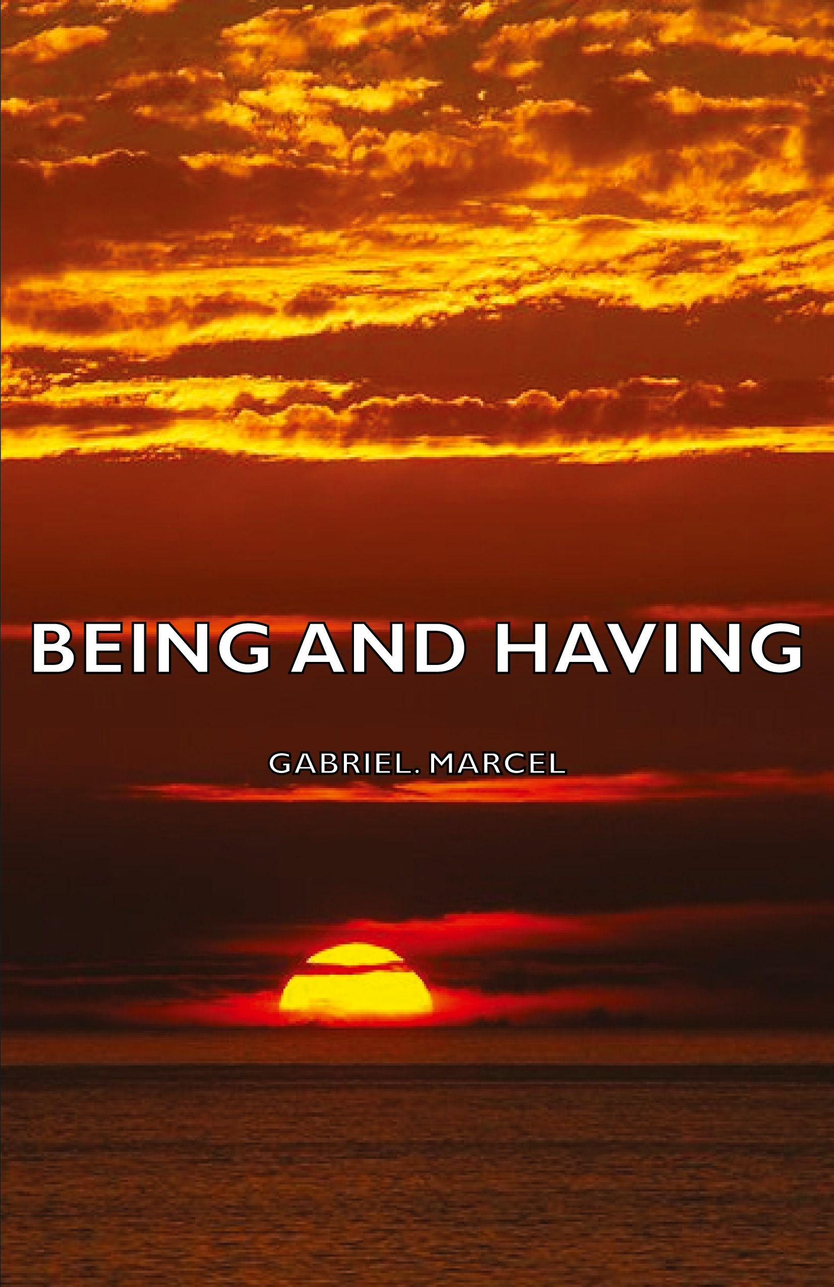 Vorderes Coverbild Being and Having