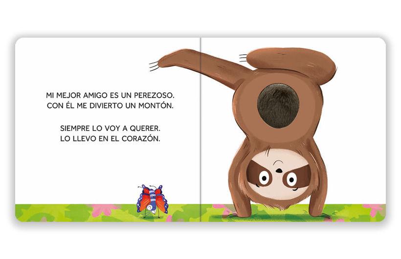 Beispielinhalt (Bild) Mi mejor amigo es un perezoso
