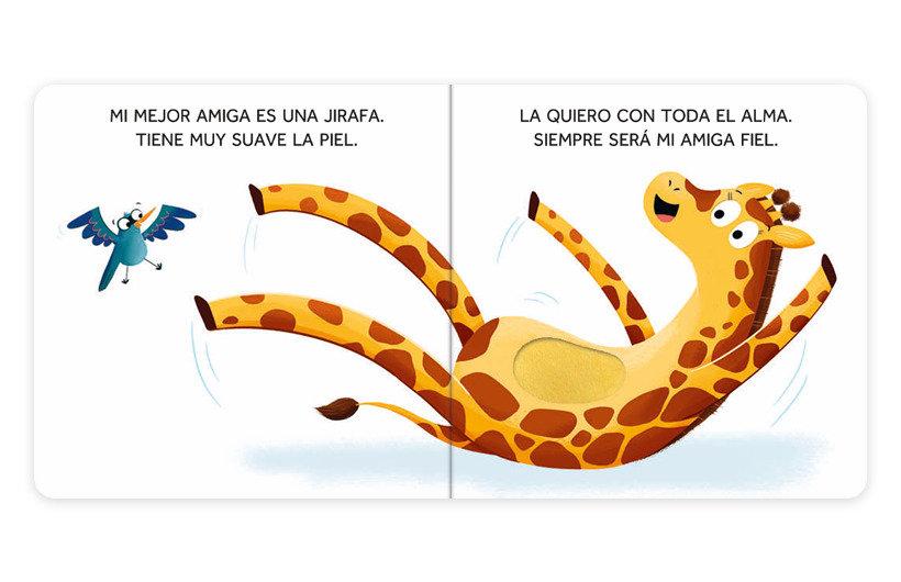 Vorderes Coverbild Mi mejor amiga es una jirafa