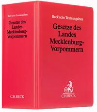 Vorderes Coverbild Gesetze des Landes Mecklenburg-Vorpommern (mit Fortsetzungsnotierung). Inkl. 78. Ergänzungslieferung