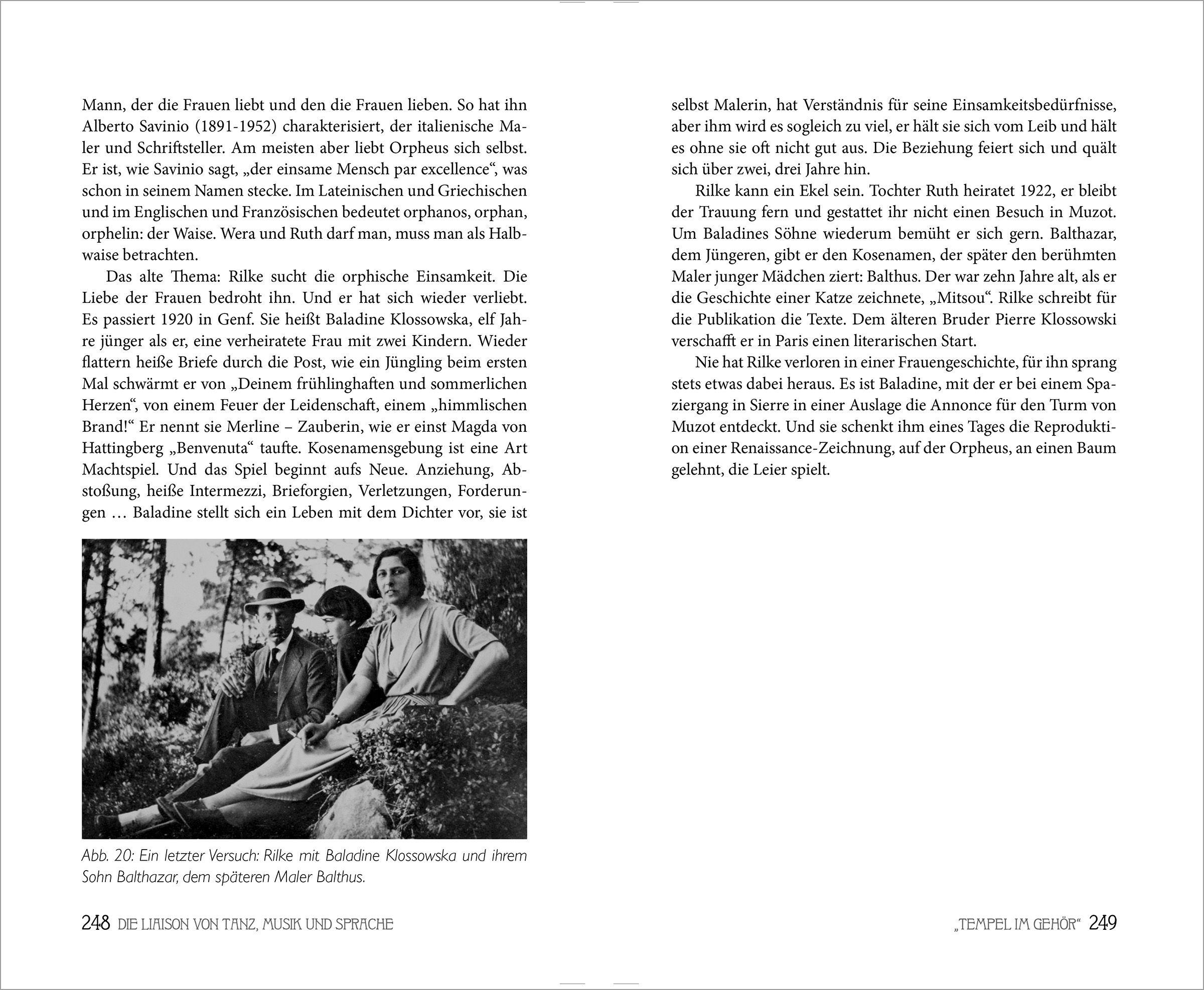 Beispielinhalt (Bild) Rainer Maria Rilke