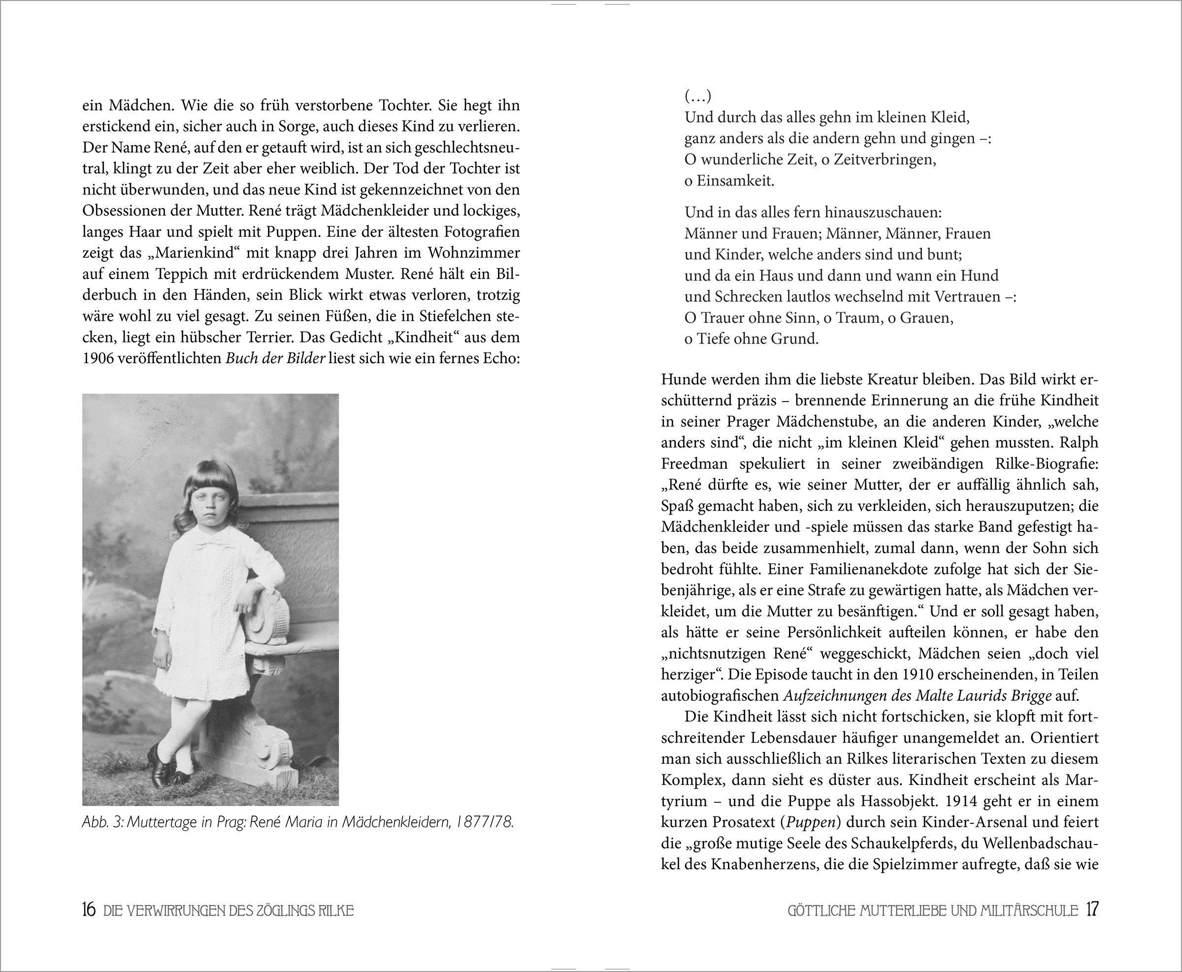 Beispielinhalt (Bild) Rainer Maria Rilke