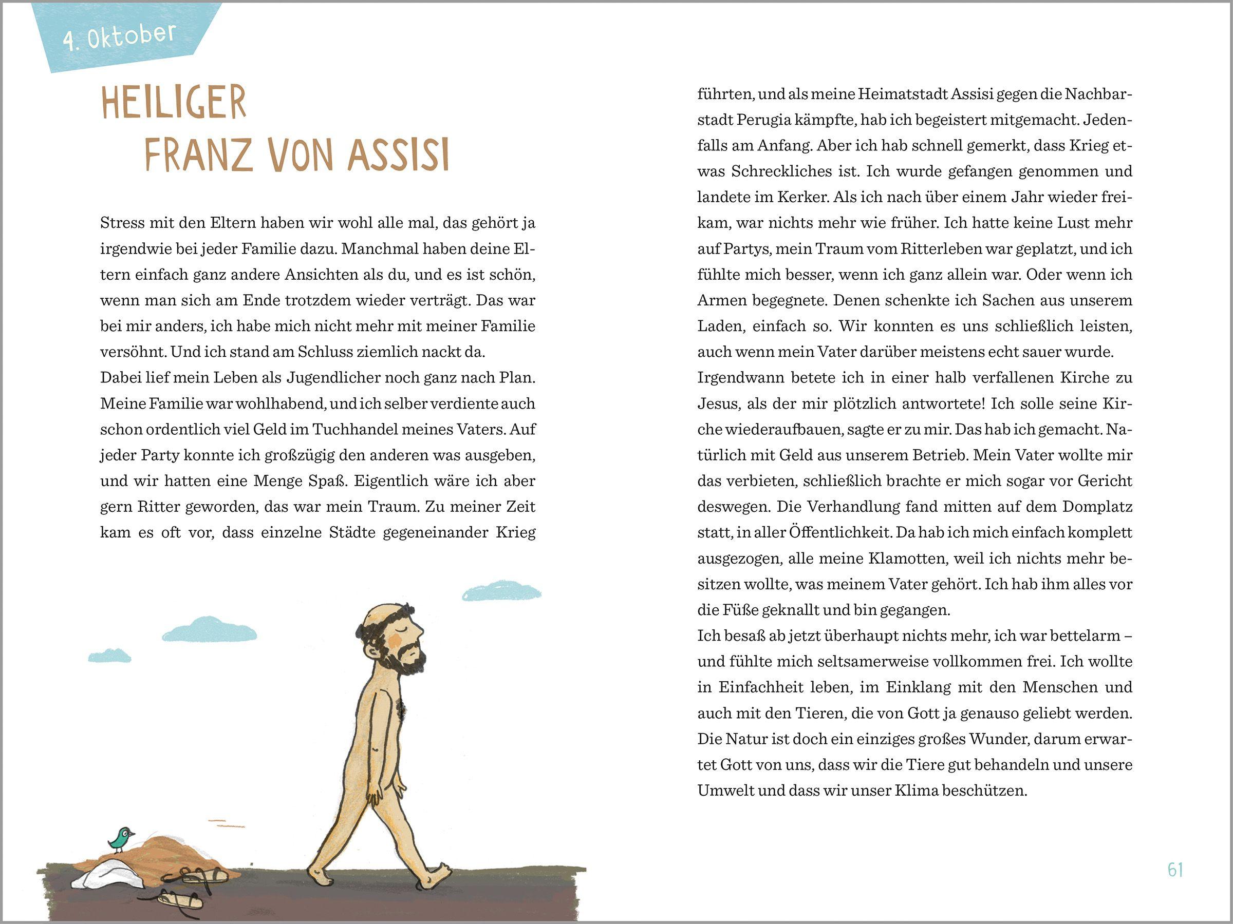 Beispielinhalt (Bild) Heiligenlegenden