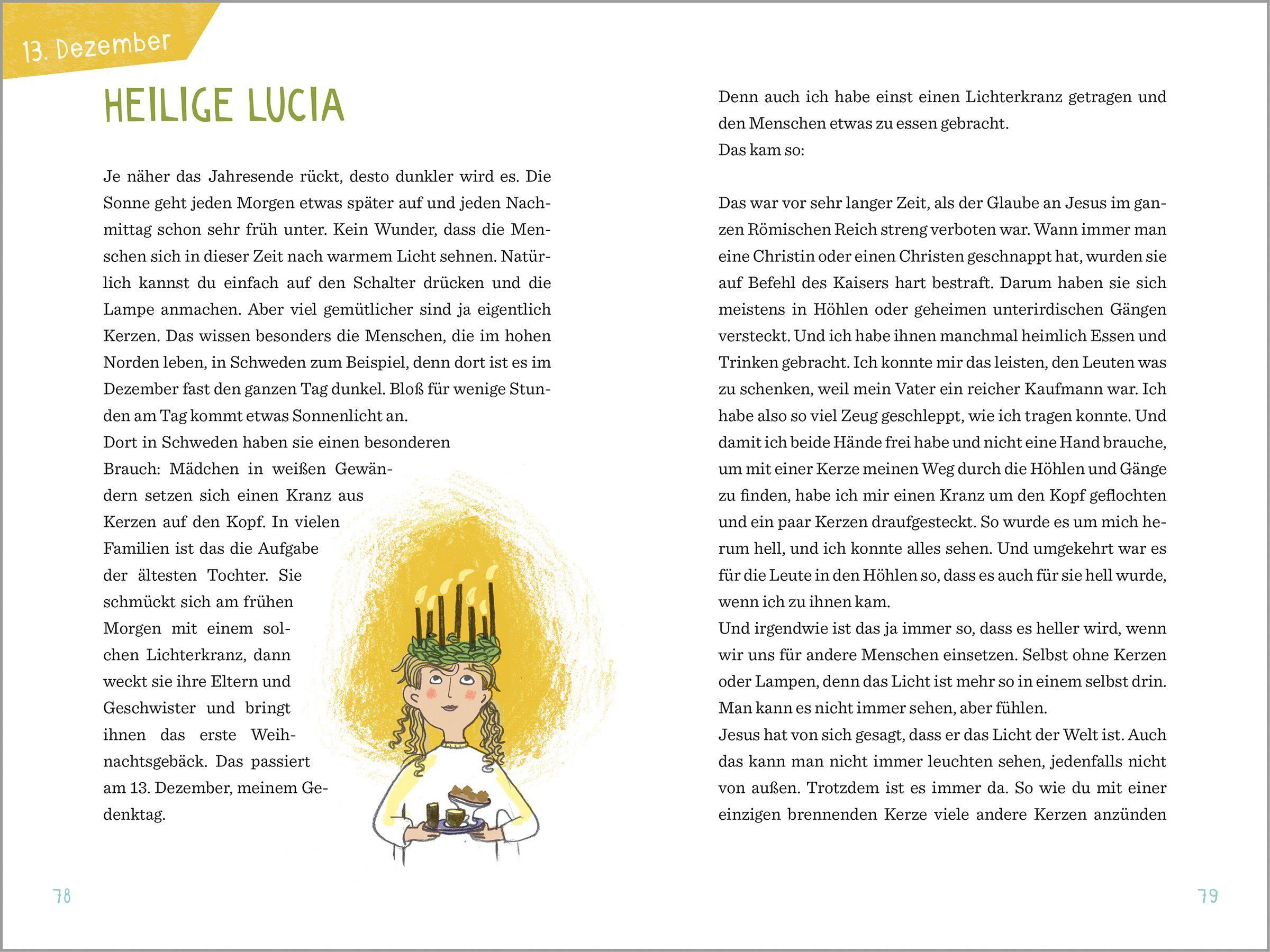 Beispielinhalt (Bild) Heiligenlegenden