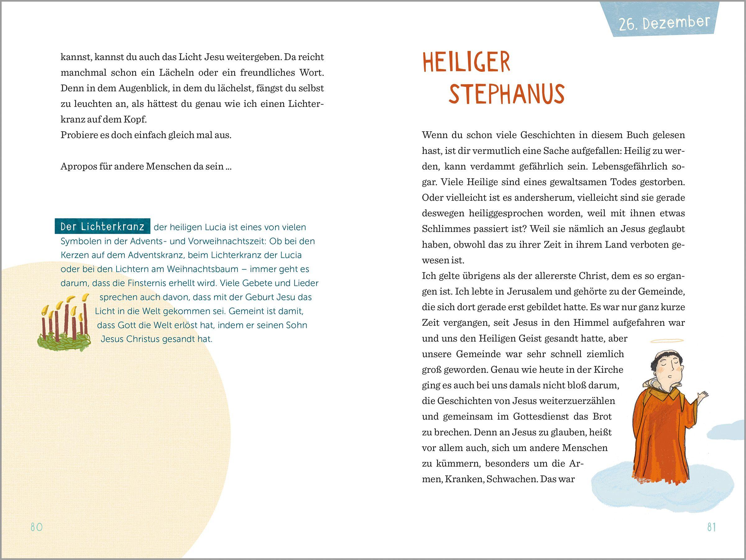 Beispielinhalt (Bild) Heiligenlegenden