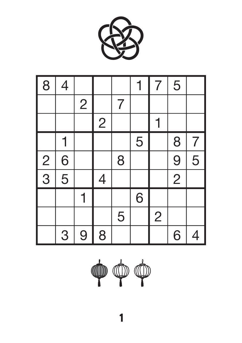 Beispielinhalt (Bild) Sudoku Großdruck Band 2