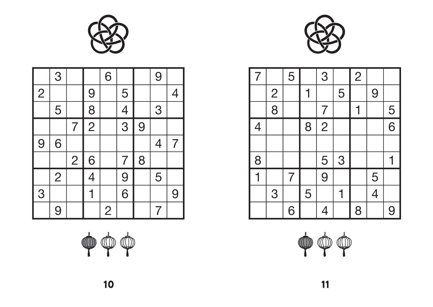 Beispielinhalt (Bild) Sudoku Großdruck Band 2