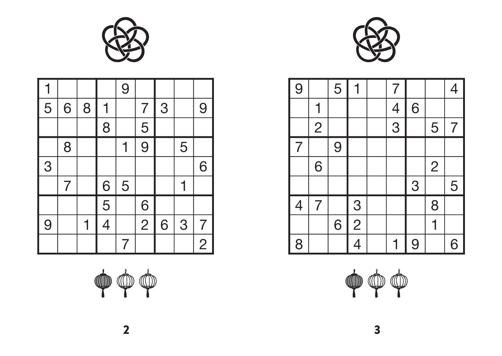 Beispielinhalt (Bild) Sudoku Großdruck Band 2