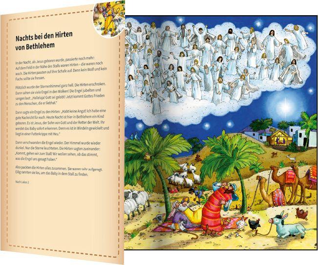 Beispielinhalt (Bild) Das große Weihnachts-Wimmelbuch für kleine Entdecker
