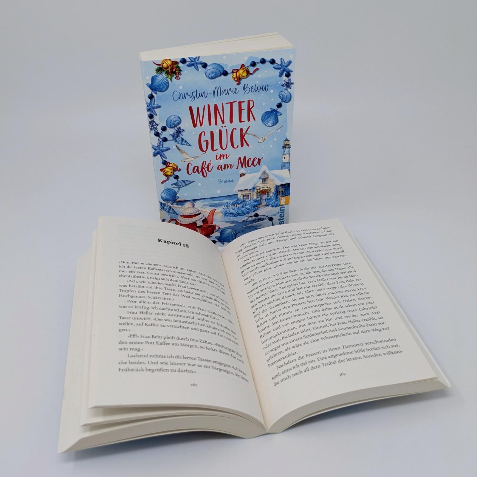 Beispielinhalt (Bild) Winterglück im Café am Meer