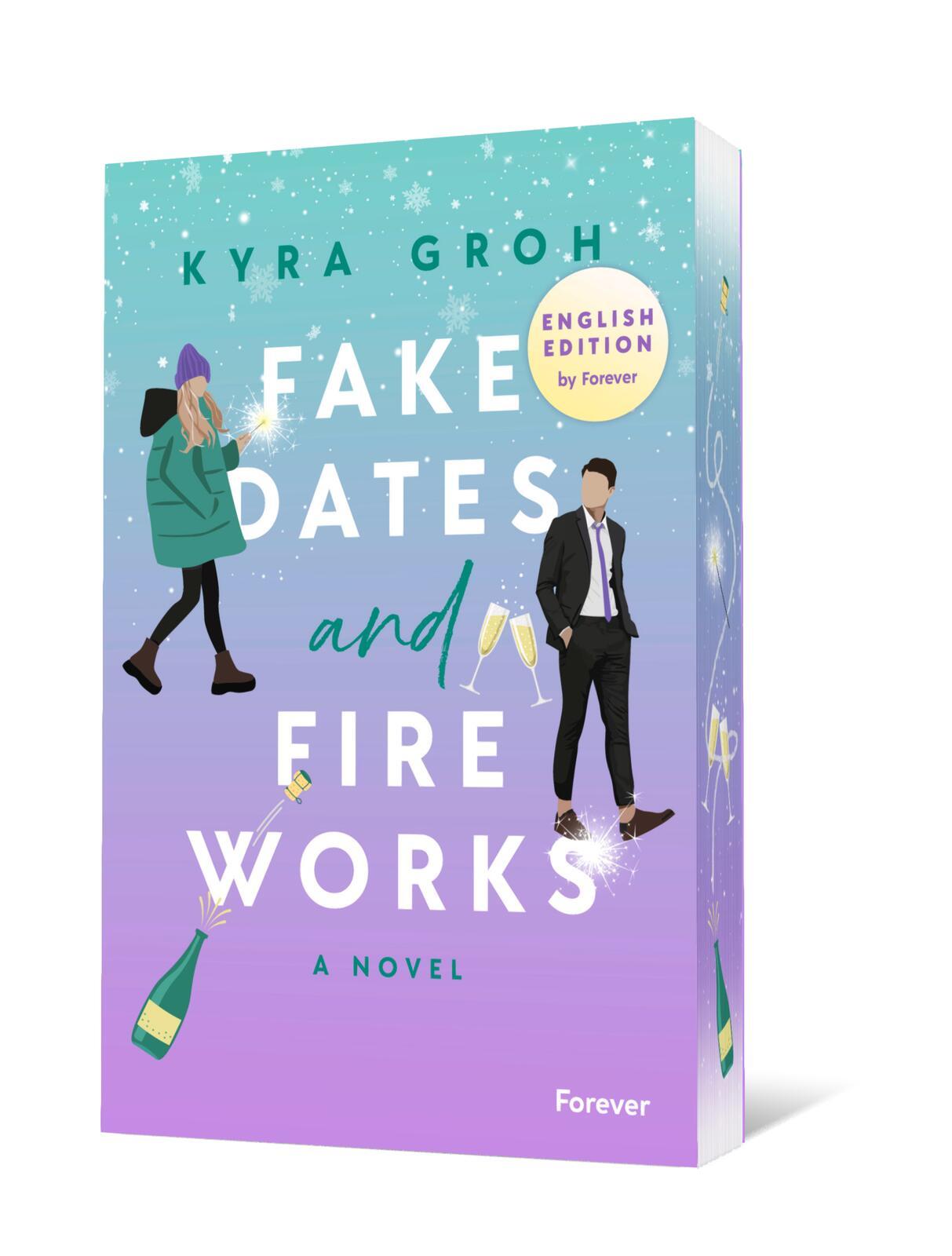 Vorderes Coverbild Fake Dates and Fireworks: English Edition