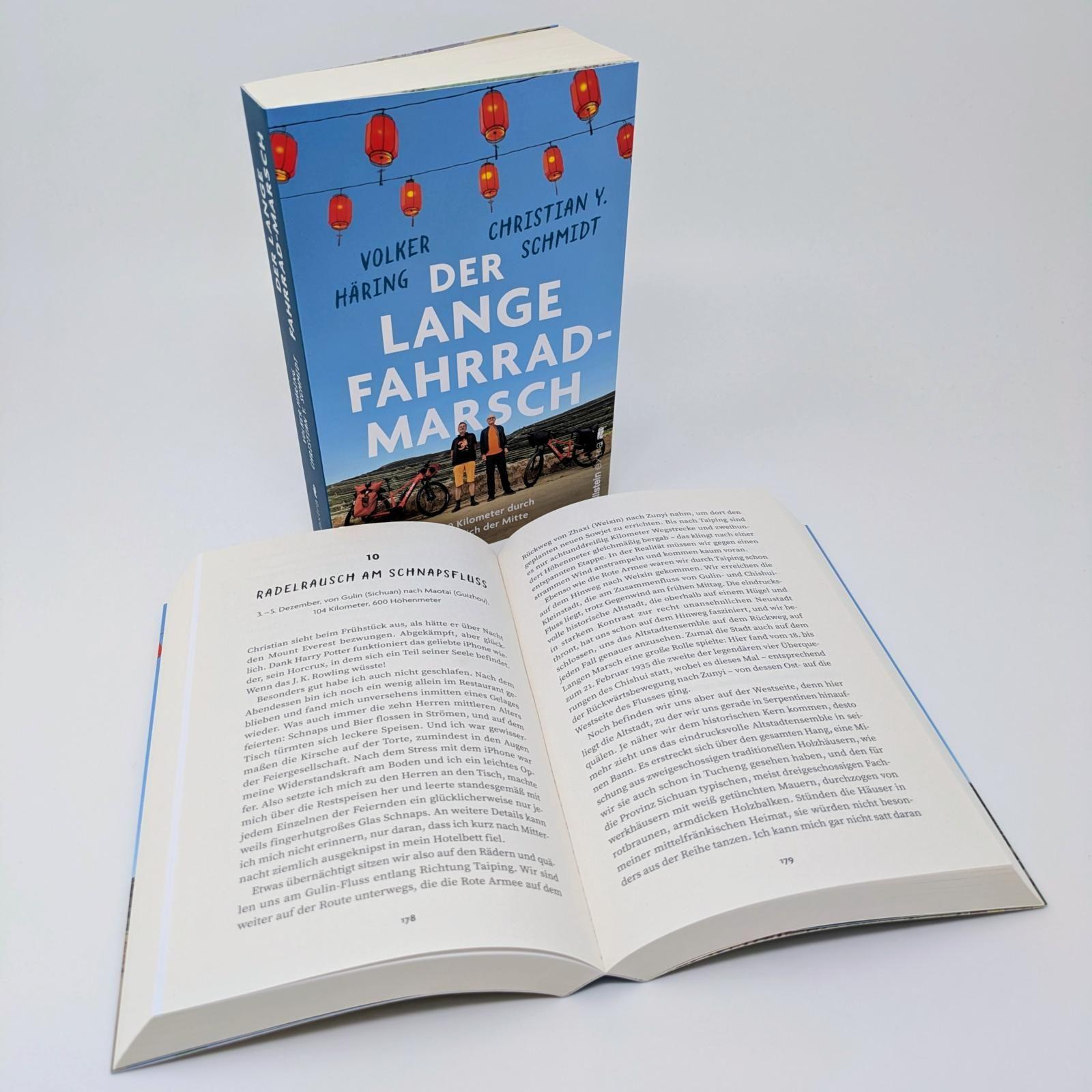 Beispielinhalt (Bild) Der lange Fahrrad-Marsch