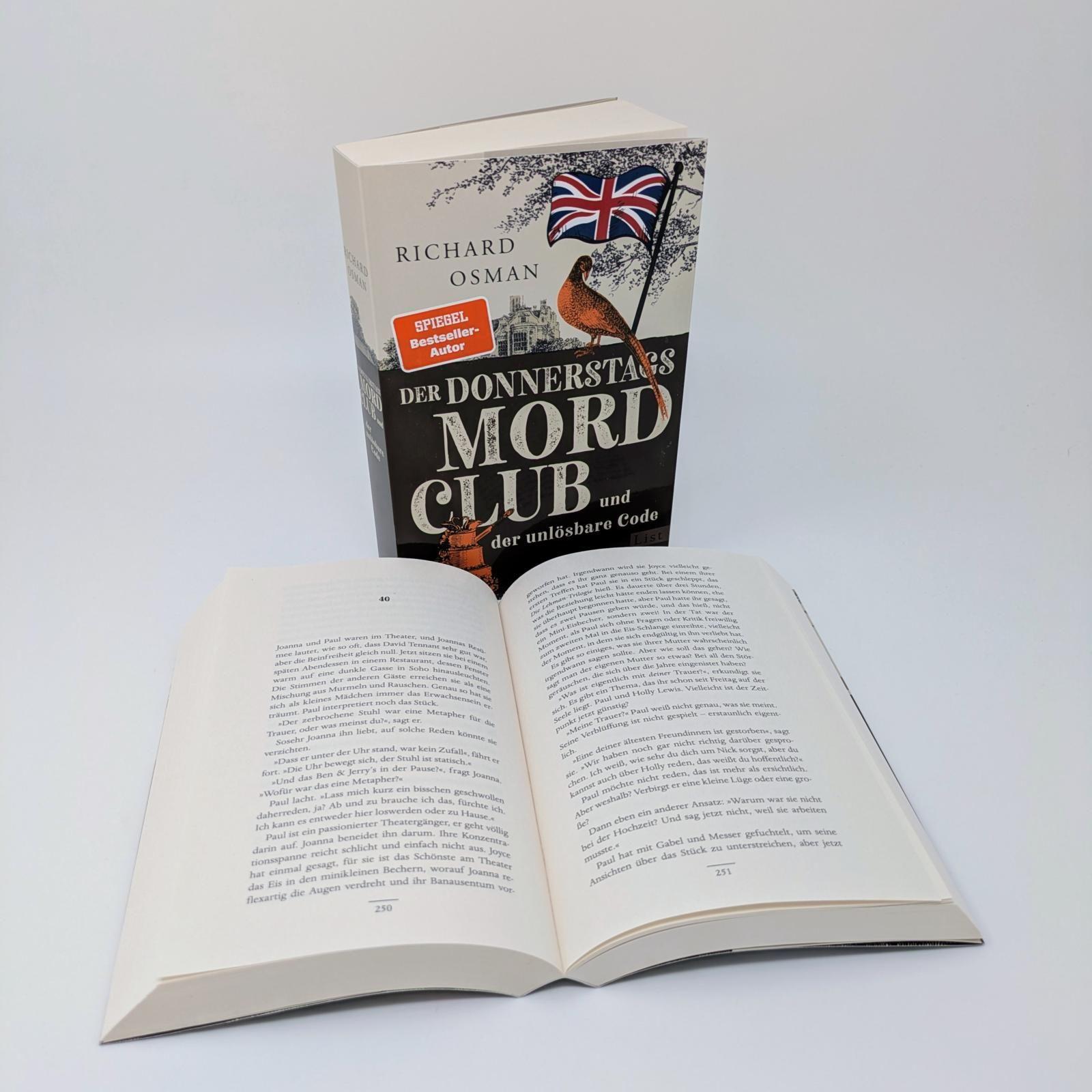 Beispielinhalt (Bild) Der Donnerstagsmordclub und der unlösbare Code