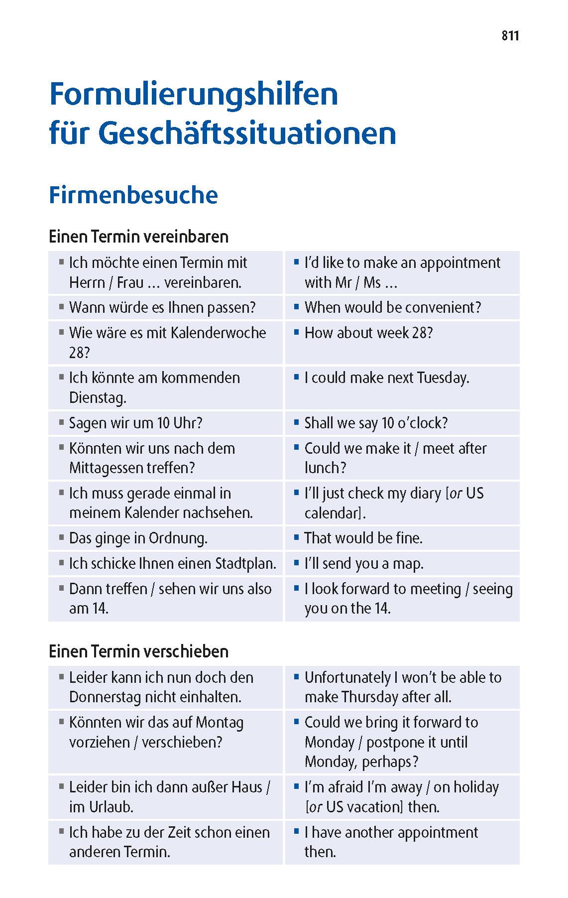 Beispielinhalt (Bild) Langenscheidt Praktisches Wörterbuch Englisch
