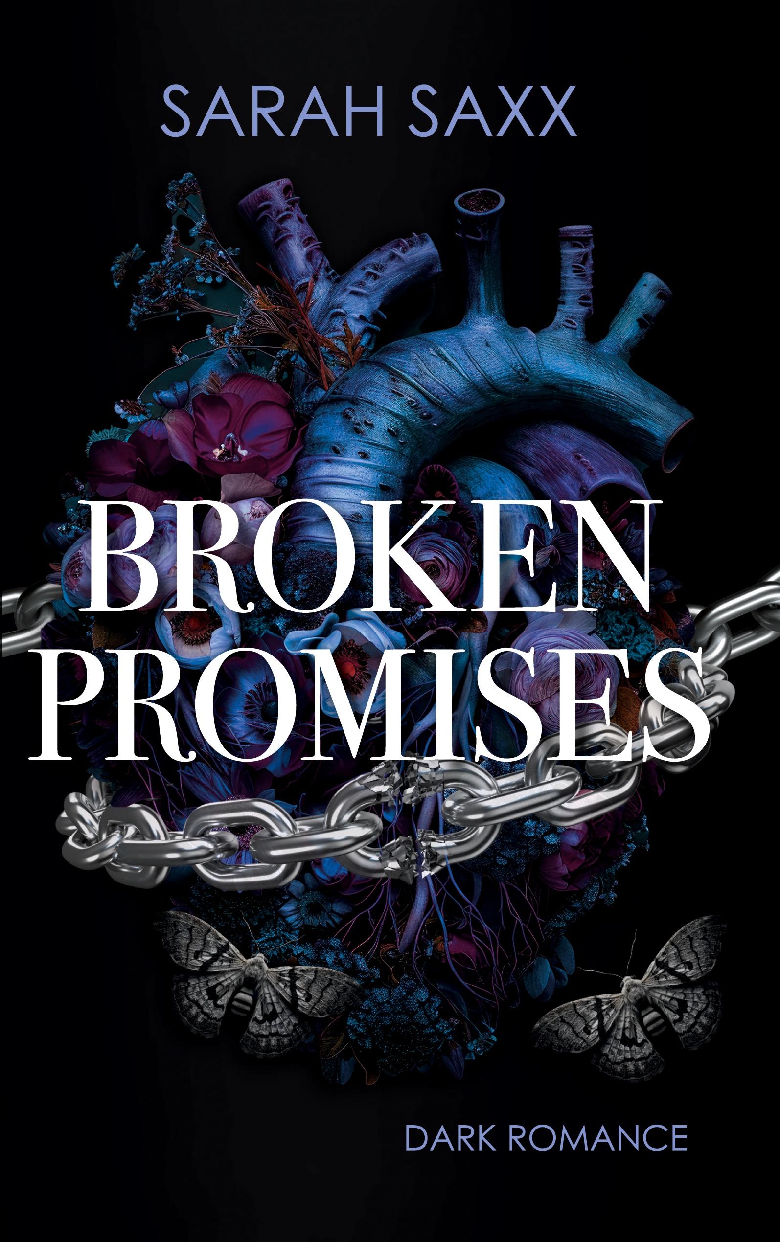 Vorderes Coverbild Broken Promises. Limitierte Farbschnitt-Ausgabe